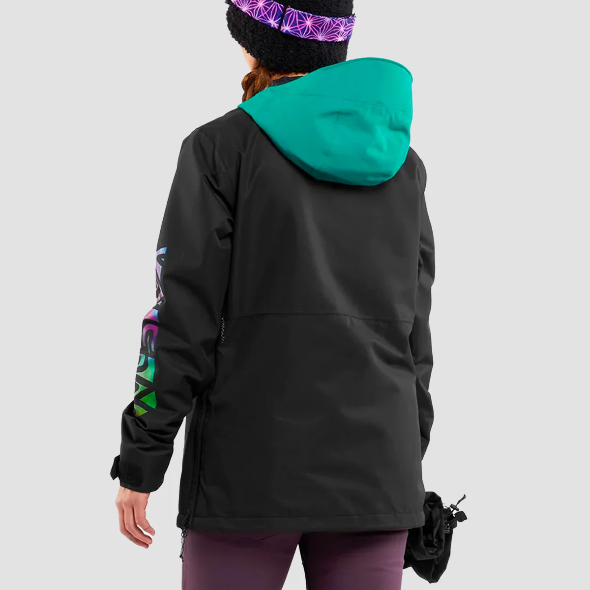 Volcom Ashfield Pullover Snow Jacket Black - Womens - Image 2