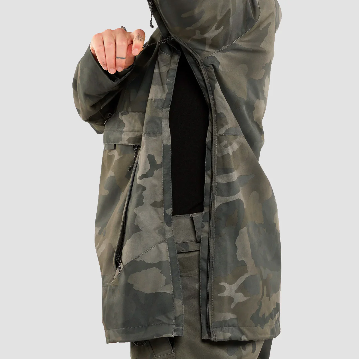 Volcom Ashfield Pullover Snow Jacket Cloudwash Camo - Womens - Image 5