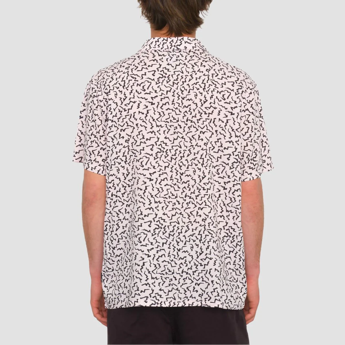Volcom Asphalt Beach Short Sleeve Shirt Lilac Ash - Image 2