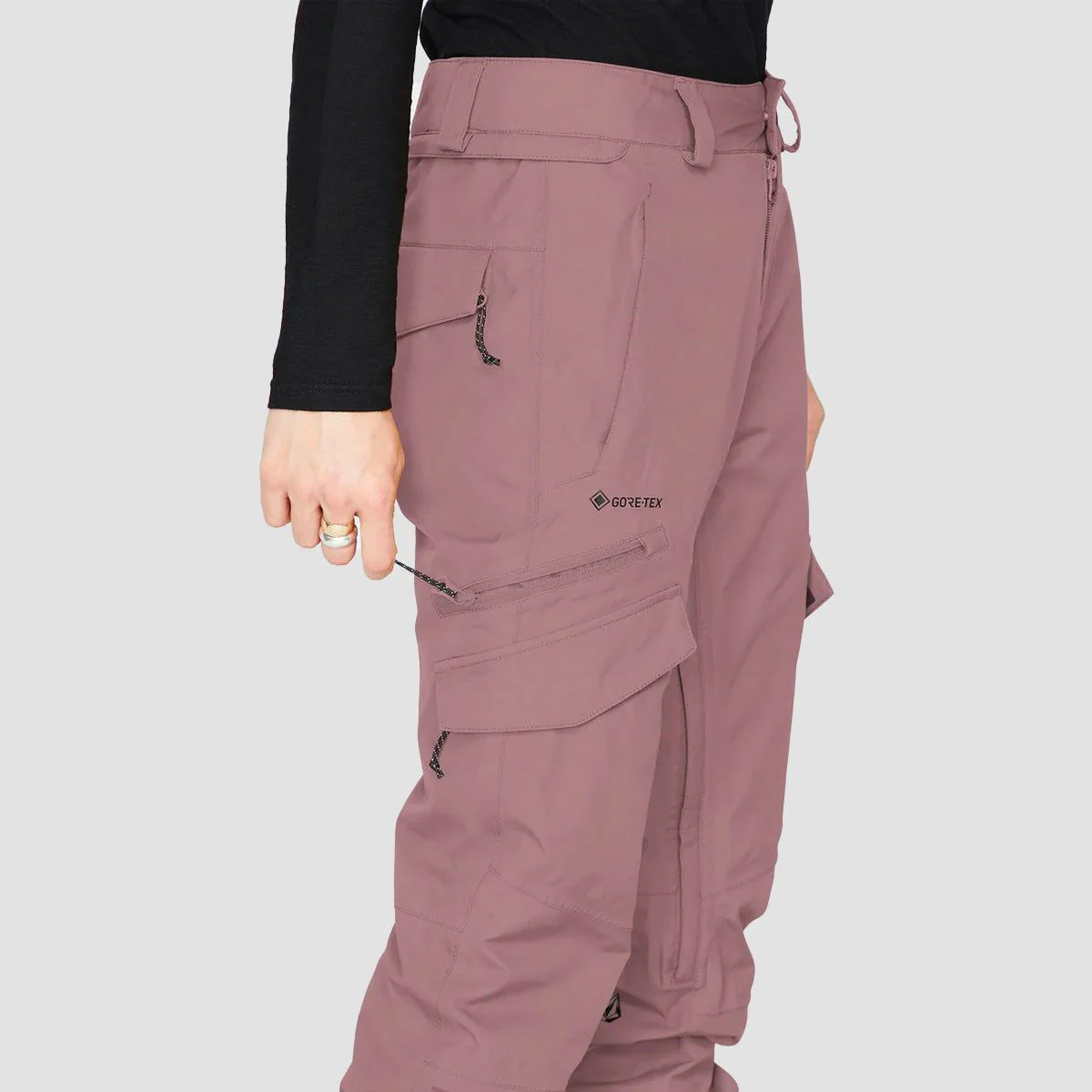 Volcom Aston Gore-Tex Snow Pants Rosewood - Womens - Image 3