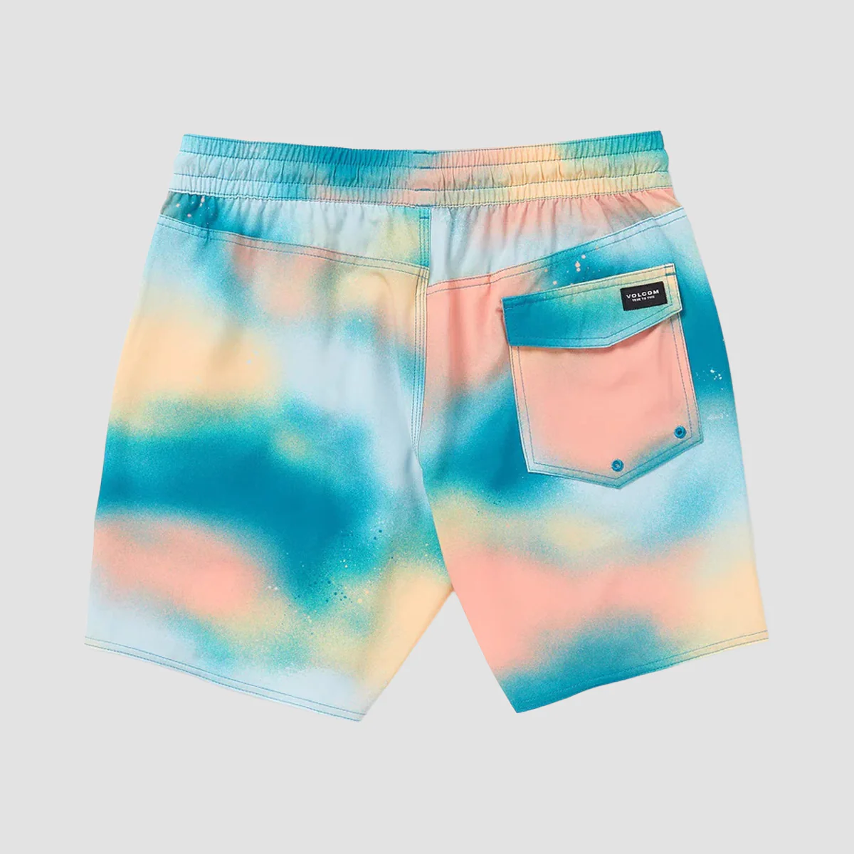 Volcom Baffle Trunk 17" Boardshorts Salmon - Image 3