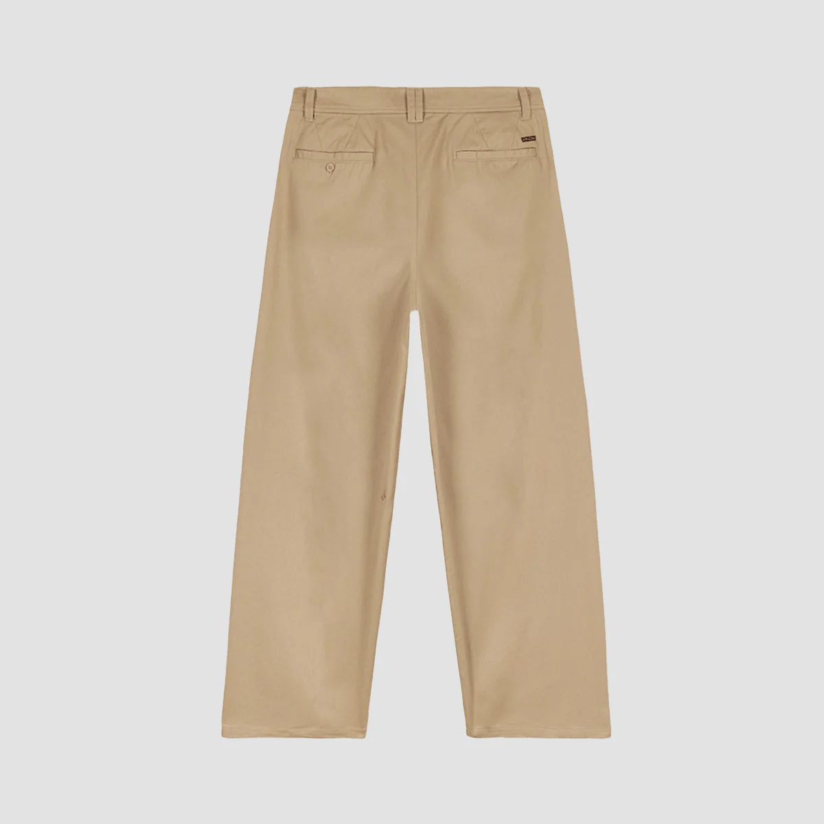 Volcom Baggos Pleat Chino Trousers Khaki - Image 4