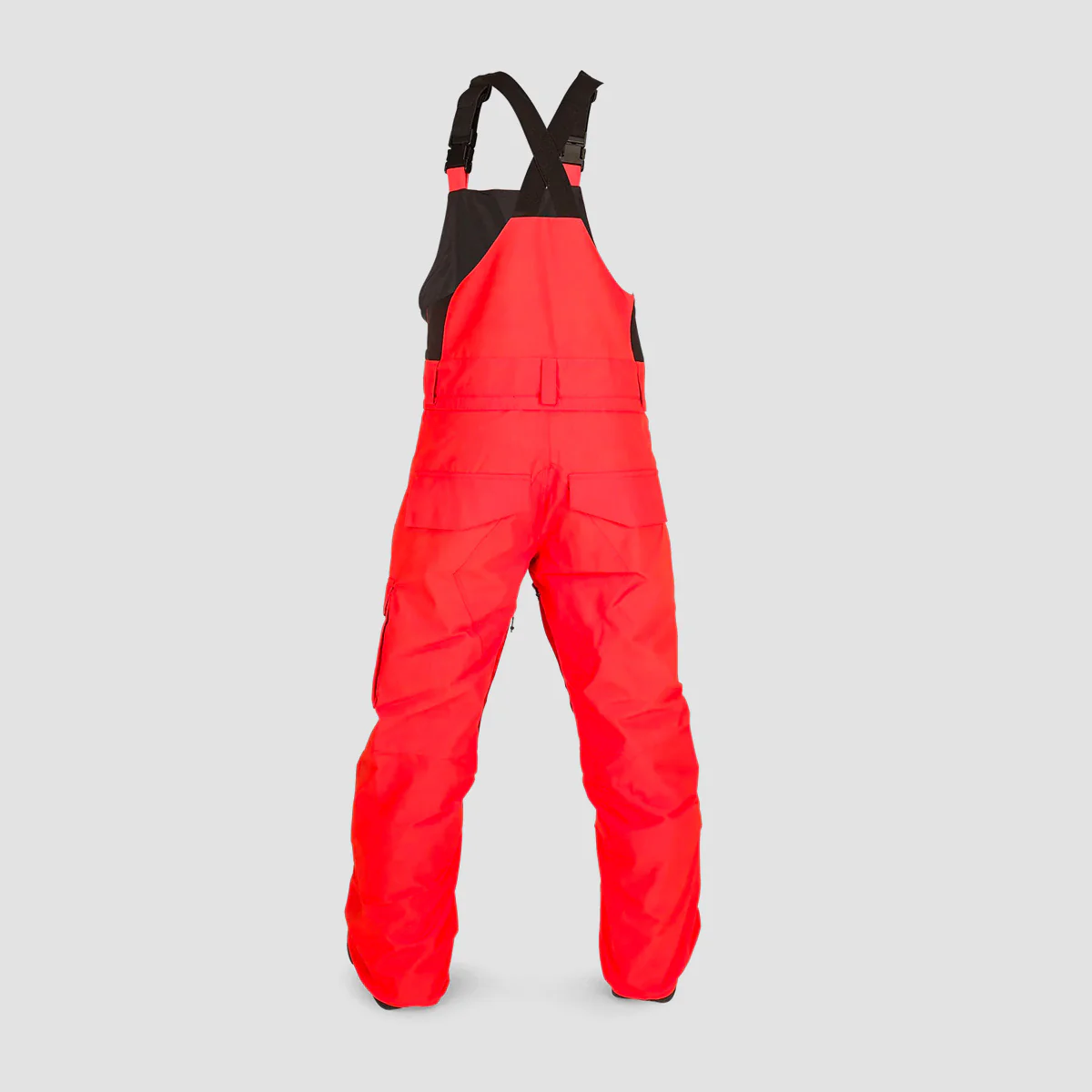 Volcom Barkley Ins Snow Bib Pants Orange Shock - Kids - Image 2