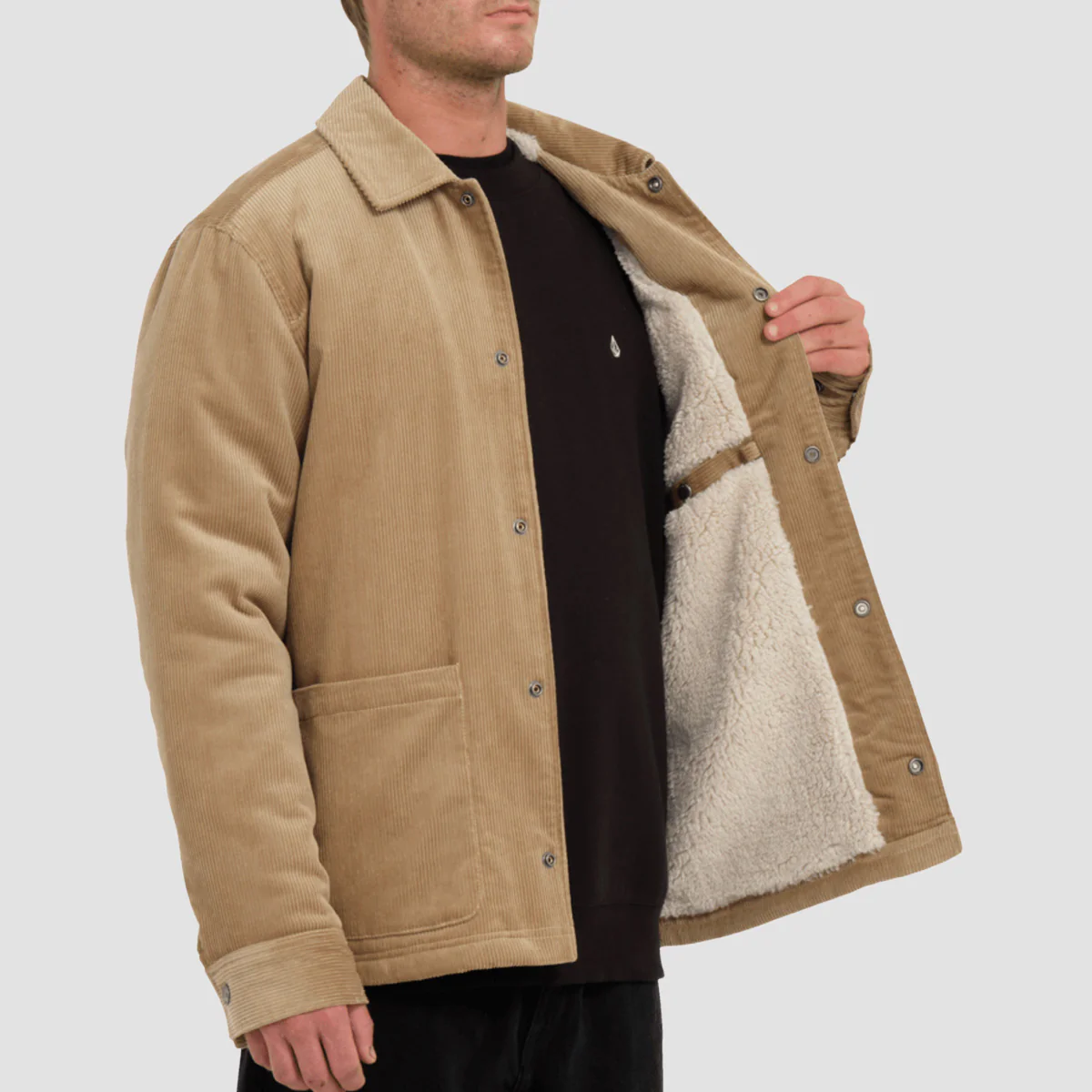 Volcom Benvord II Jacket Khaki - Image 3
