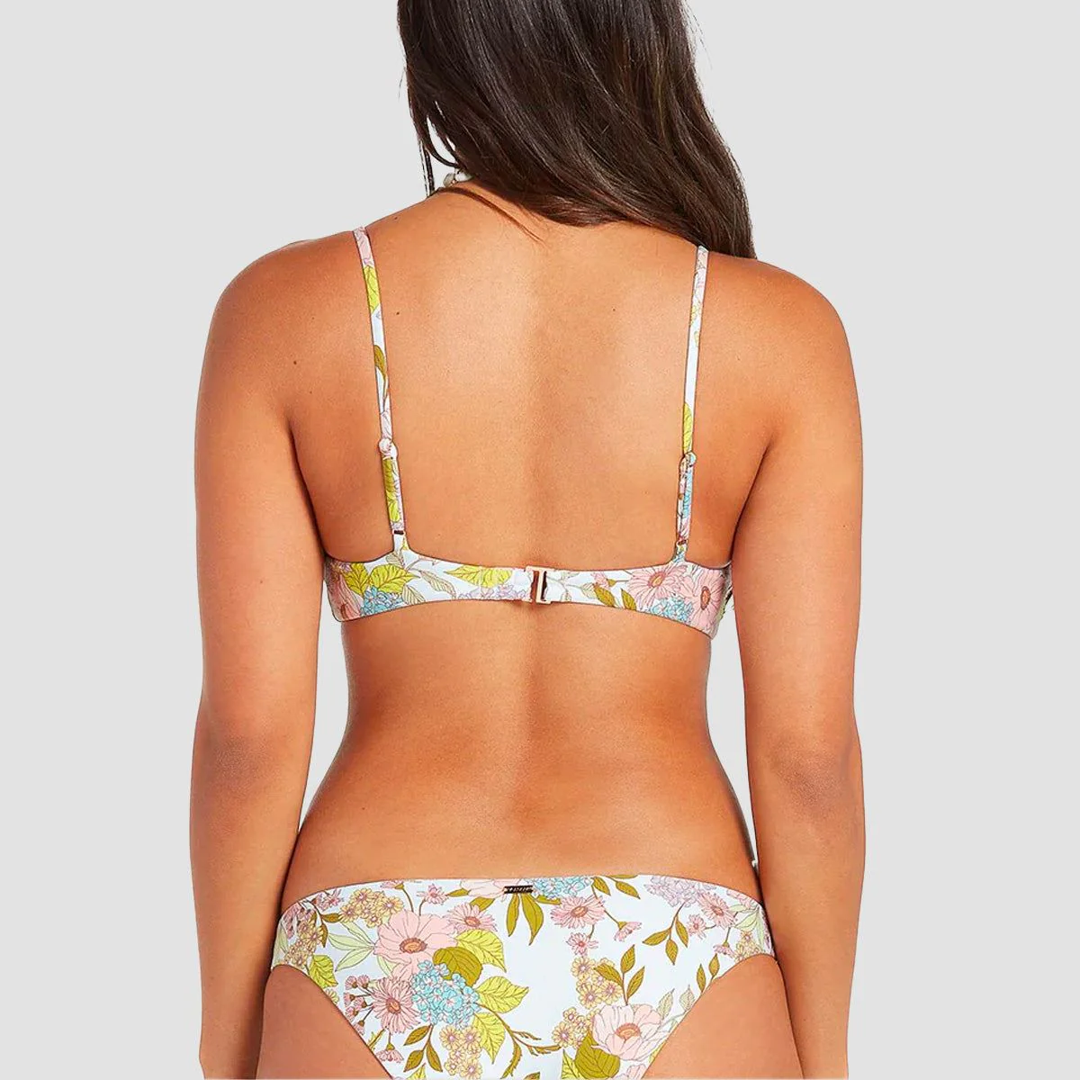 Volcom Big Poppy Vneck Bikini Top White - Womens - Image 2