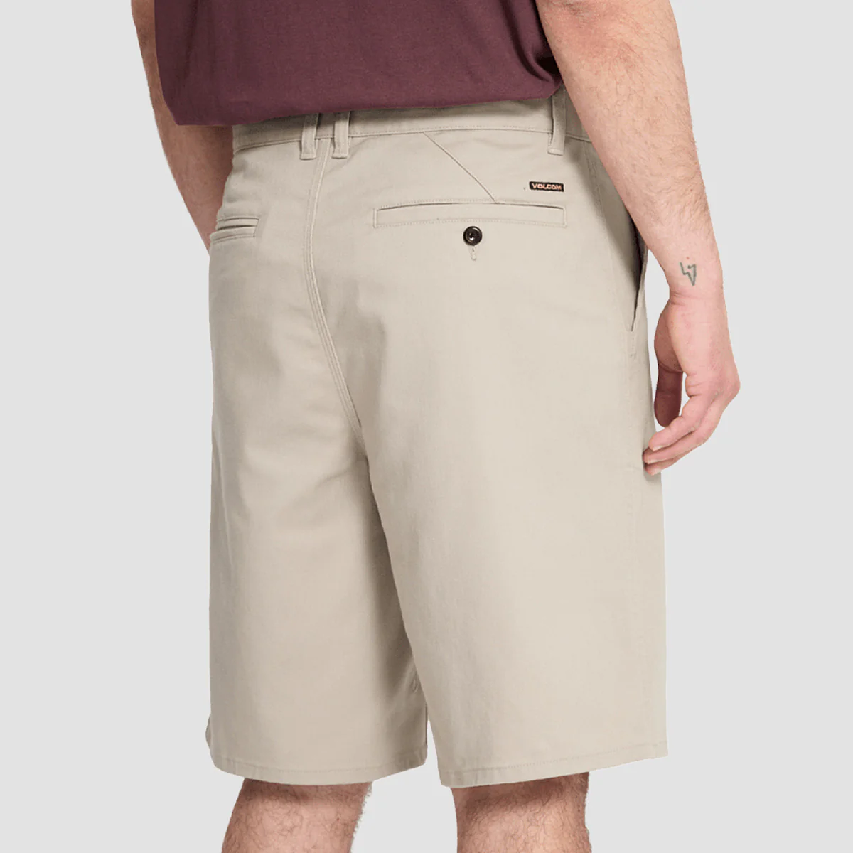 Volcom Billow 22" Chino Shorts Light Khaki - Image 2