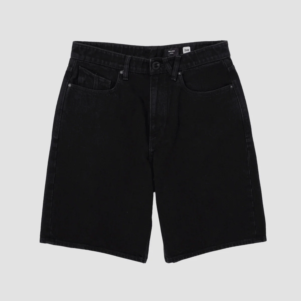 Volcom Billow 22" Denim Shorts Black - Image 2