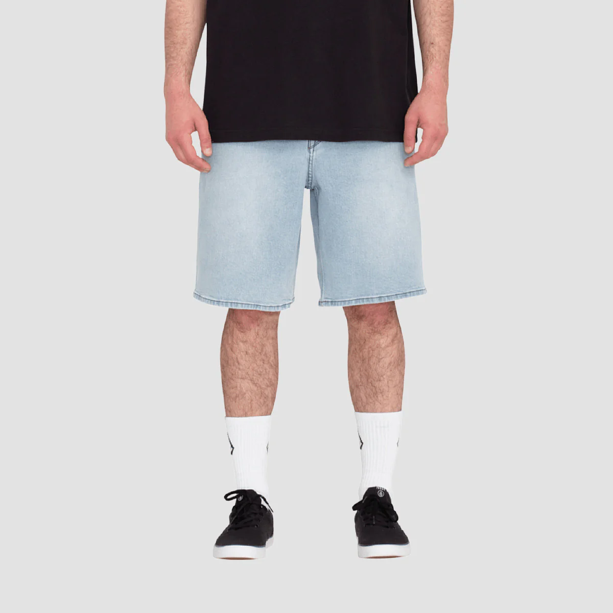 Volcom Billow 22" Denim Shorts Desert Dirt Indigo
