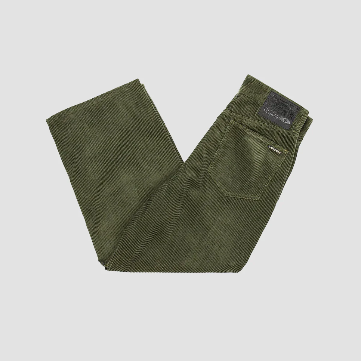 Volcom Billow Corduroy Pants Squadron Green - Kids - Image 2