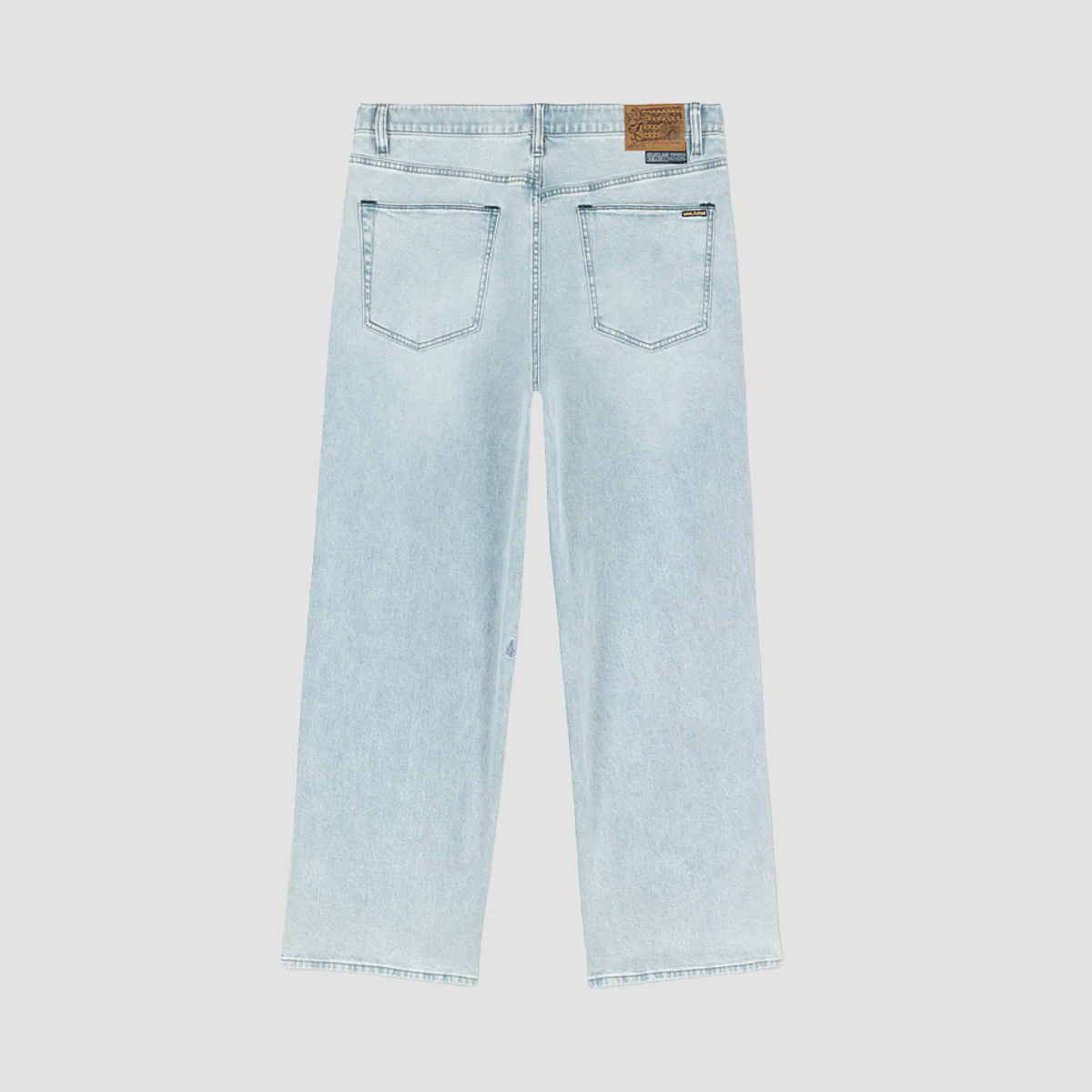 Volcom Billow Loose Fit Jeans Desert Dirt Indigo - Image 4