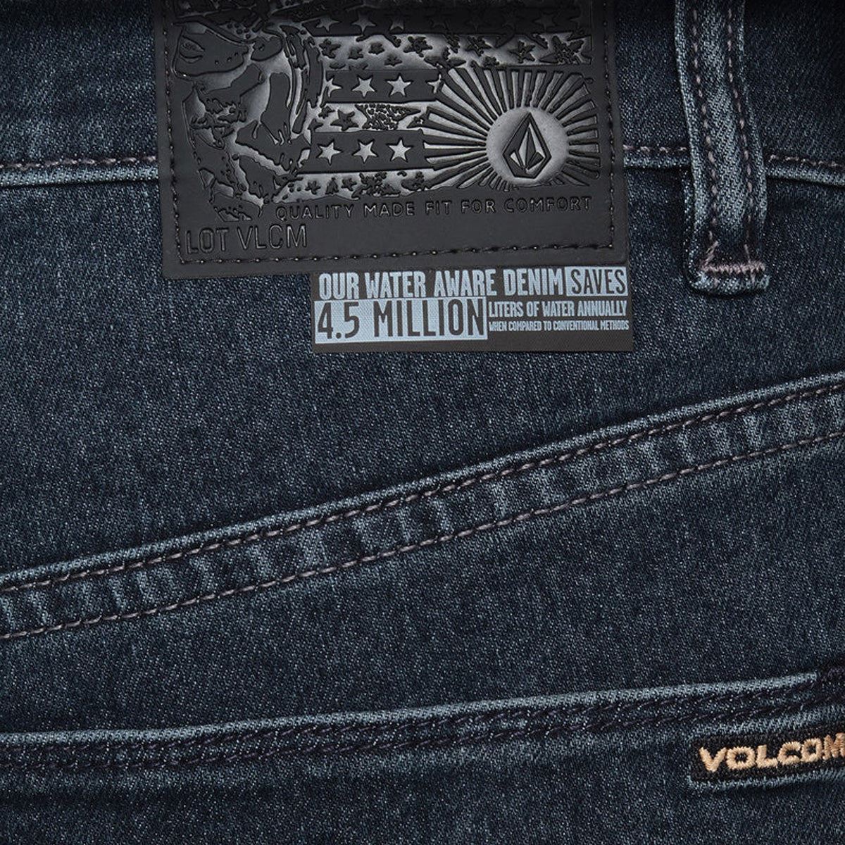Volcom Billow Tall Jeans Stormy Sea - Image 3