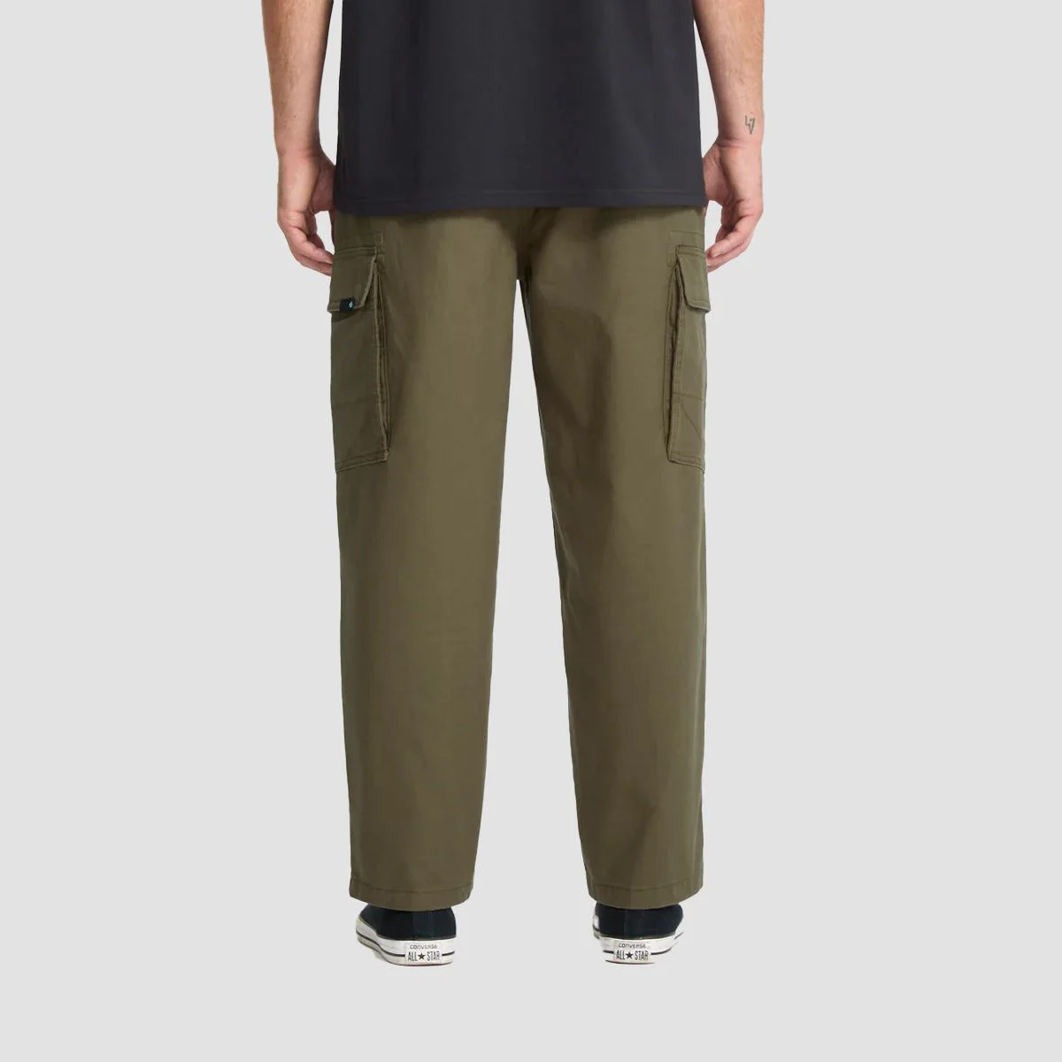 Volcom Billow Tapered EW Cargo Pants Sage Leaf - Image 2