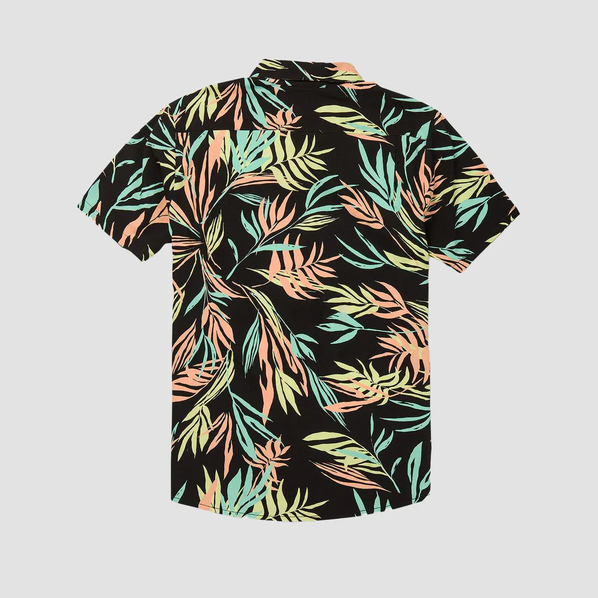 Volcom Bleeding Leaf Short Sleeve Shirt Black - Image 2