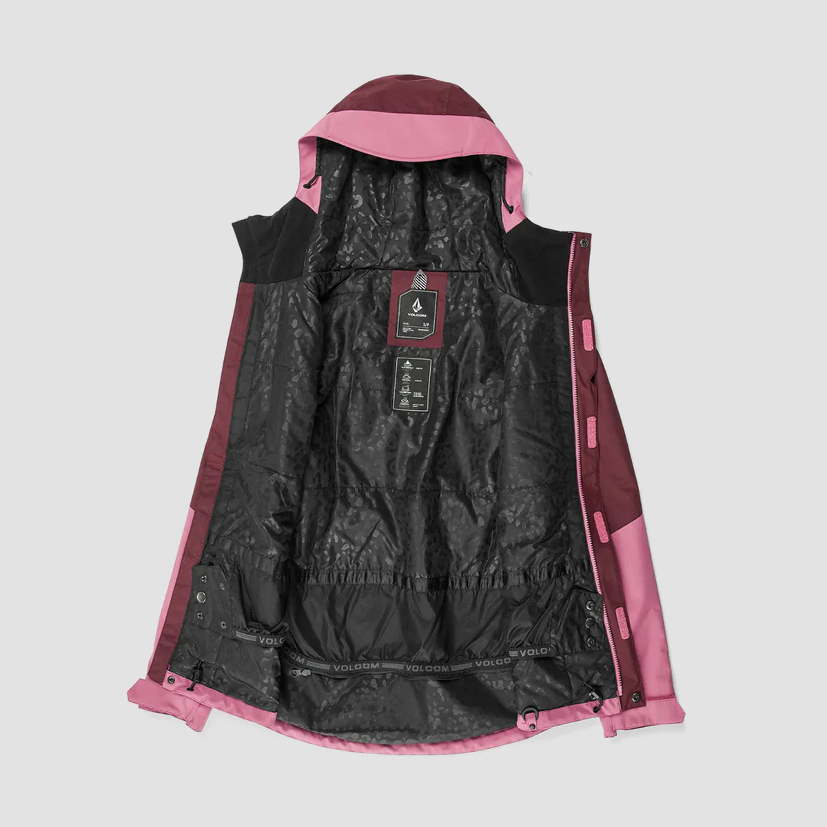 Volcom Bolt Ins 10K Snow Jacket Blurred Violet - Womens - Image 2