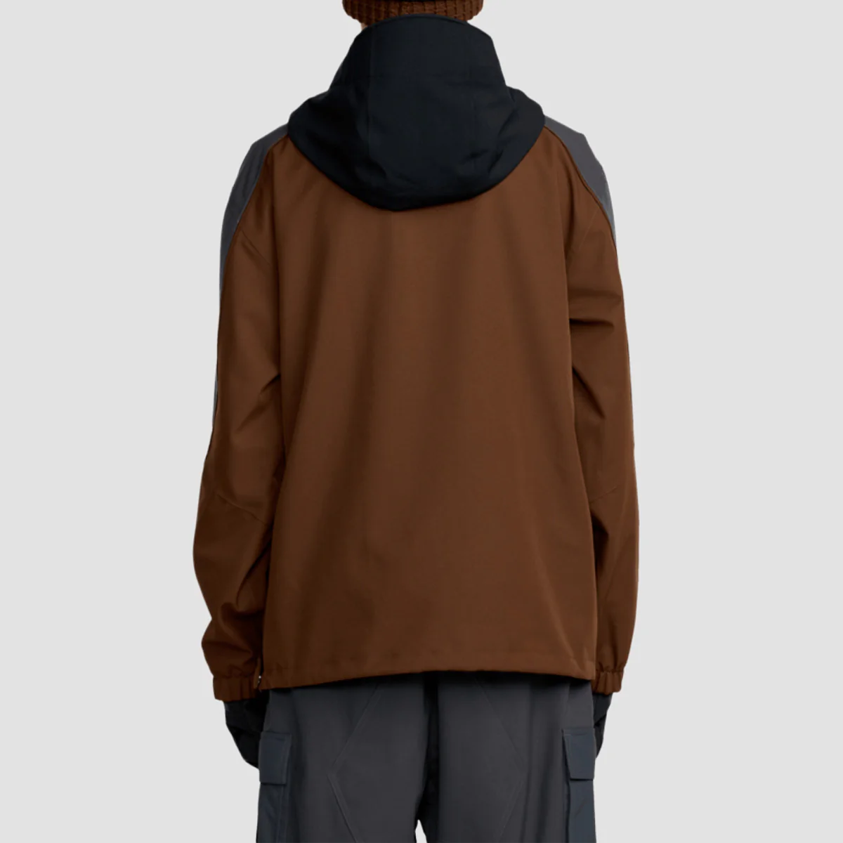 Volcom Brighton 15K Pullover Snow Jacket Brown - Image 2