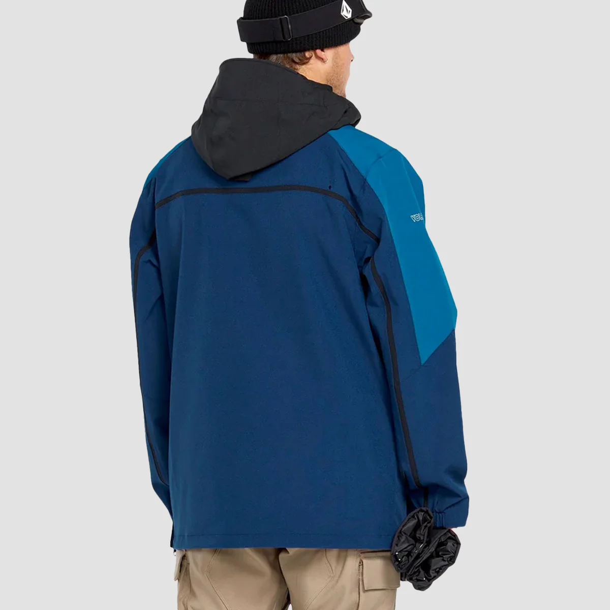 Volcom Brighton 15K Pullover Snow Jacket Navy - Image 3