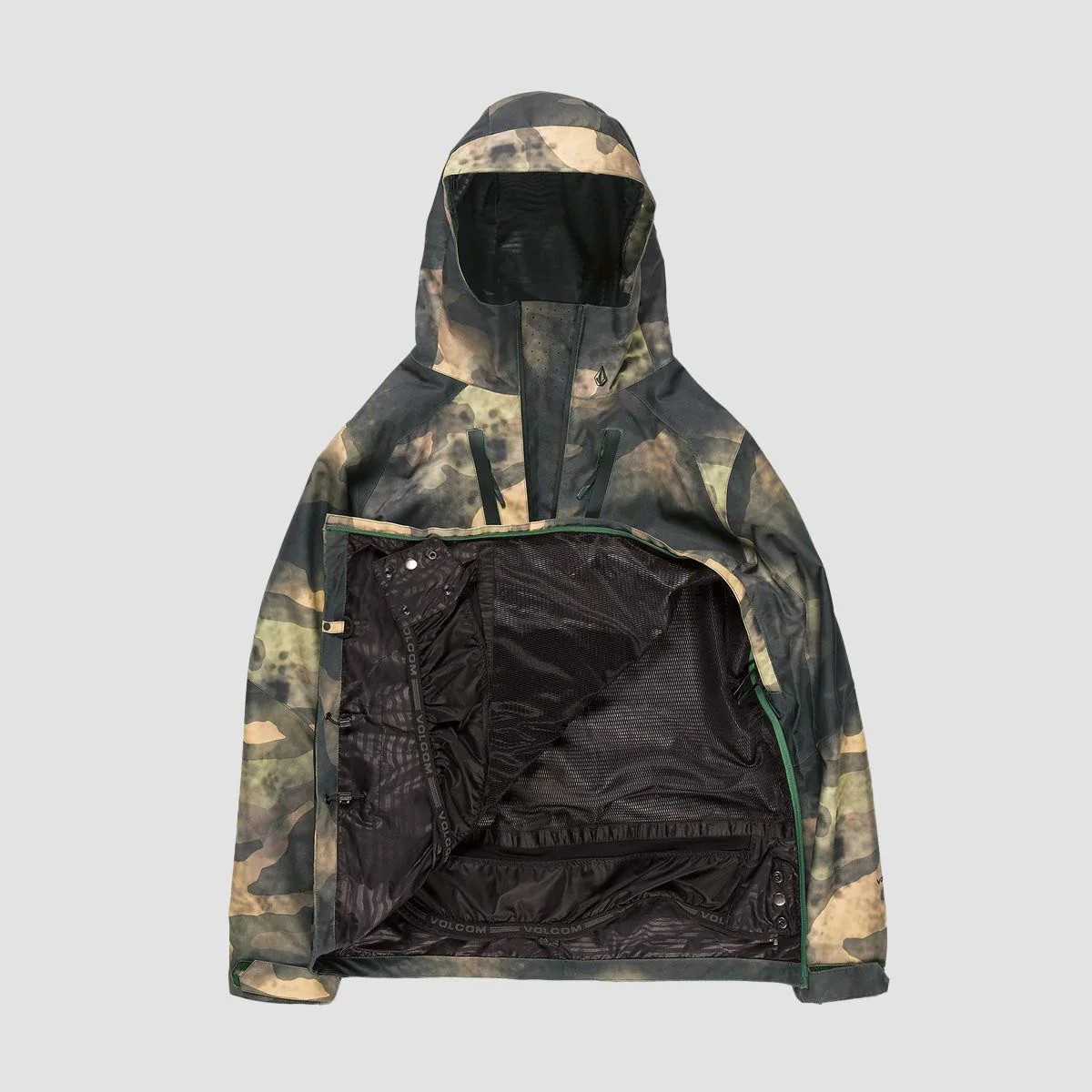 Volcom Brighton Pullover Snow Jacket Camouflage - Image 2