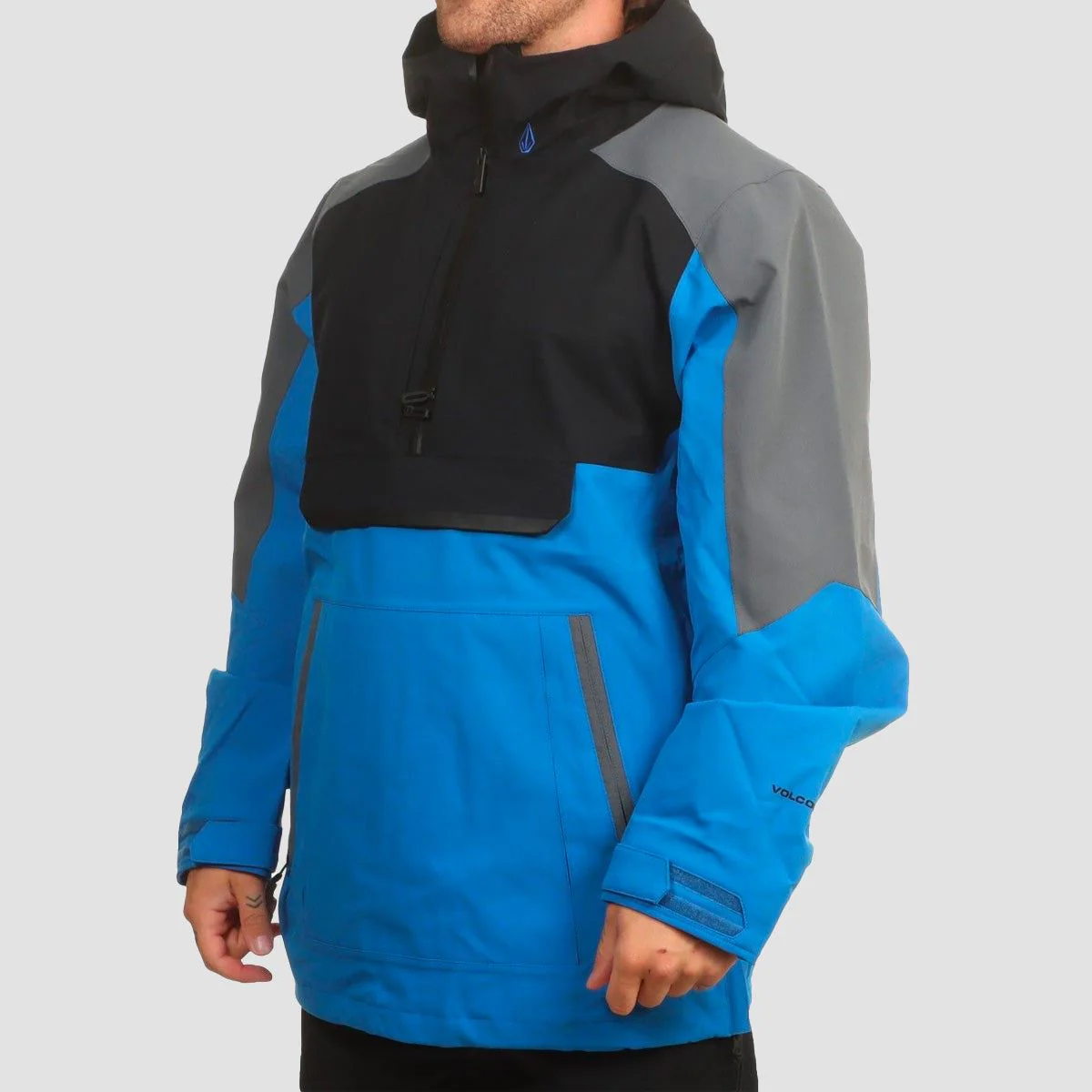 Volcom Brighton Pullover Snow Jacket Electric Blue - Image 2