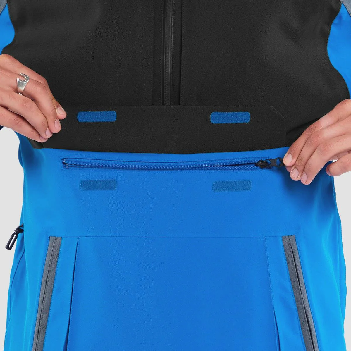 Volcom Brighton Pullover Snow Jacket Electric Blue - Image 5