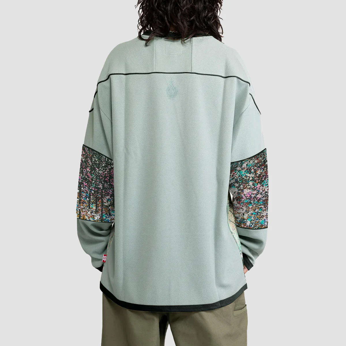 Volcom Bryan Iguchi Knit Longsleeve T-Shirt Cypress Green - Image 3
