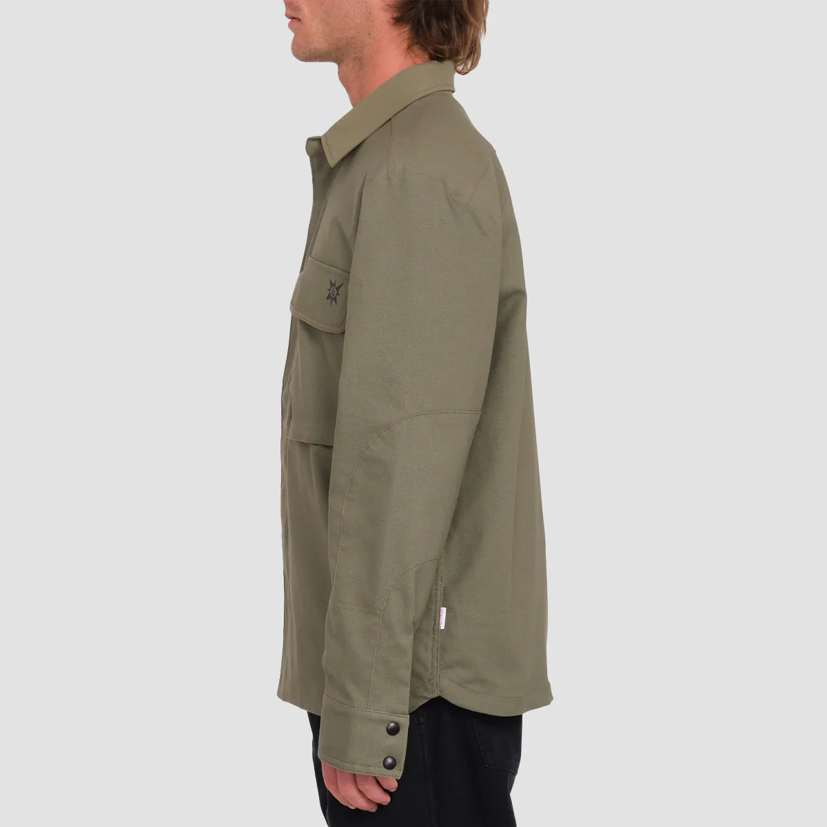 Volcom Bryan Iguchi Longsleeve Work Shirt Wintermoss - Image 5