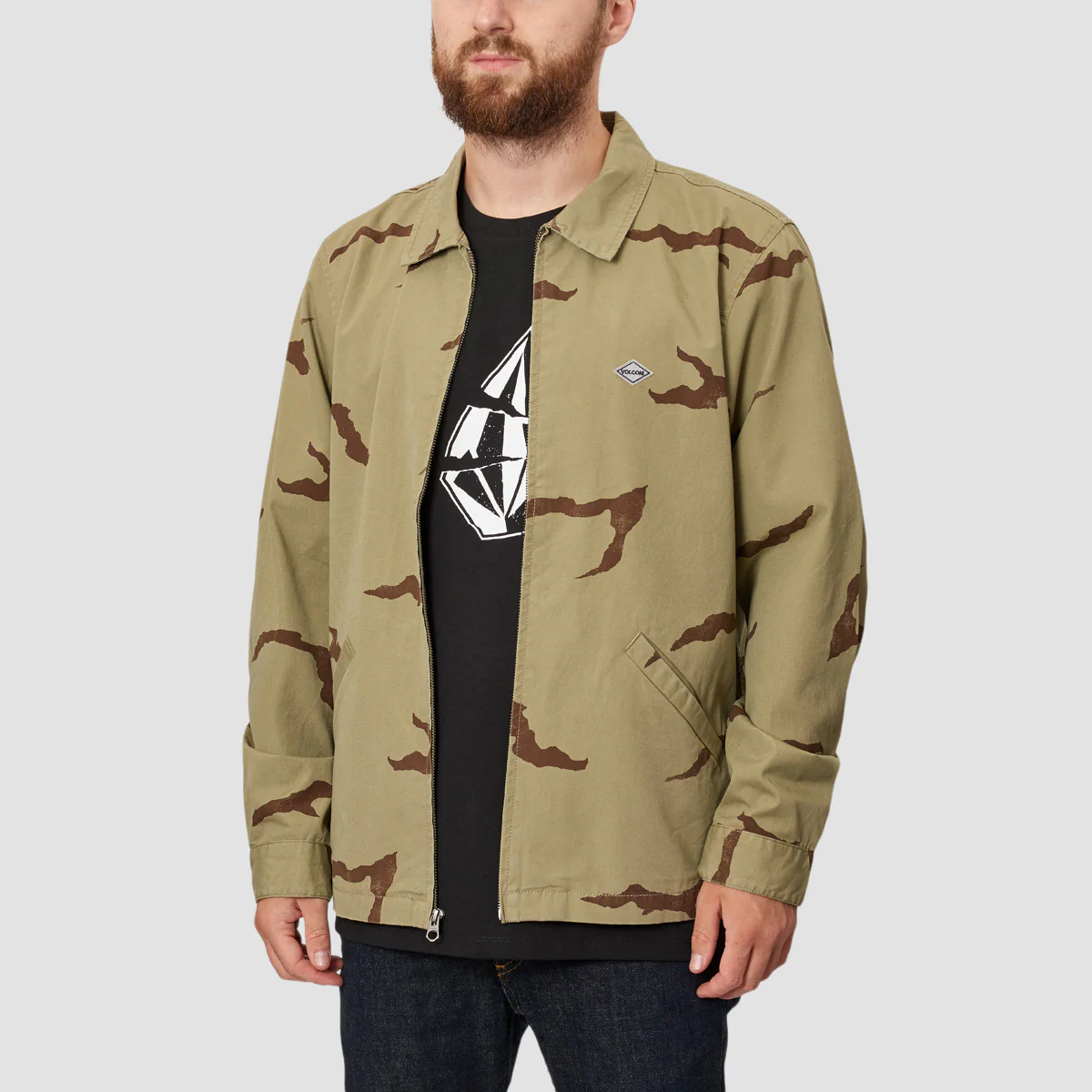 Volcom Burkey Ozzy Wrong Jacket Moss stone - Image 2
