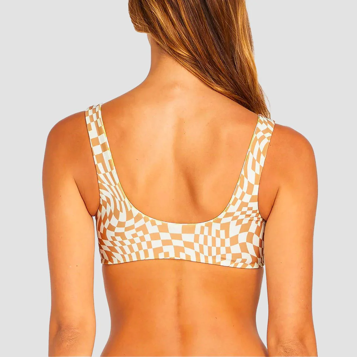 Volcom Check Her Out Scoop Reversible Bikini Top Limeade - Womens - Image 2
