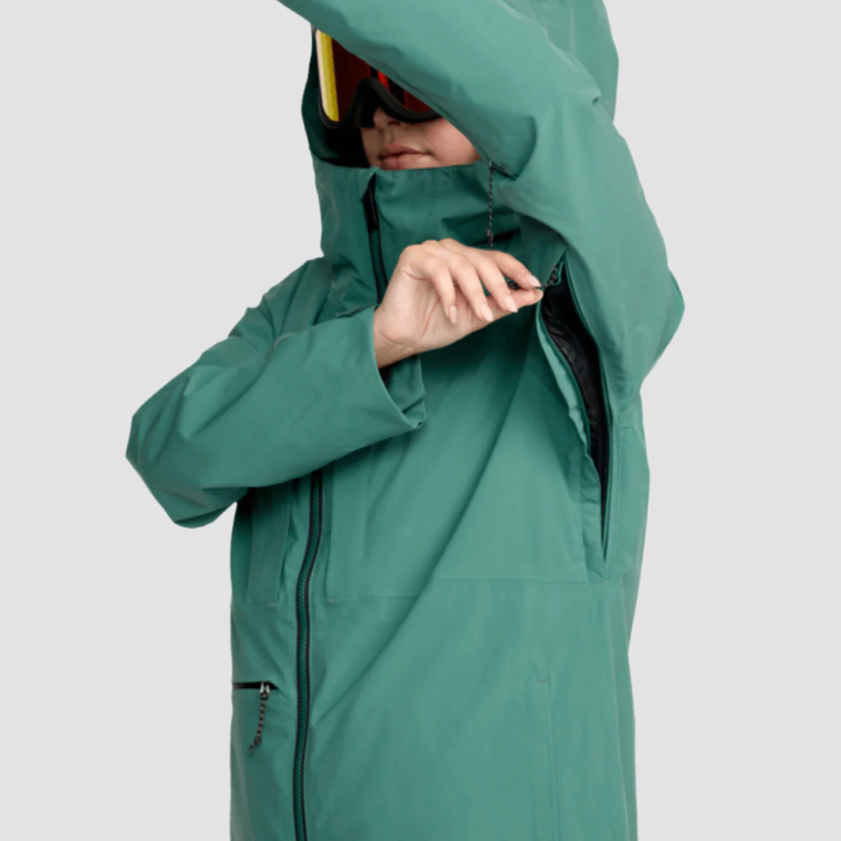 Volcom Cloudbreaker Stretch 30K Snow Jacket Spruce Green - Womens - Image 3