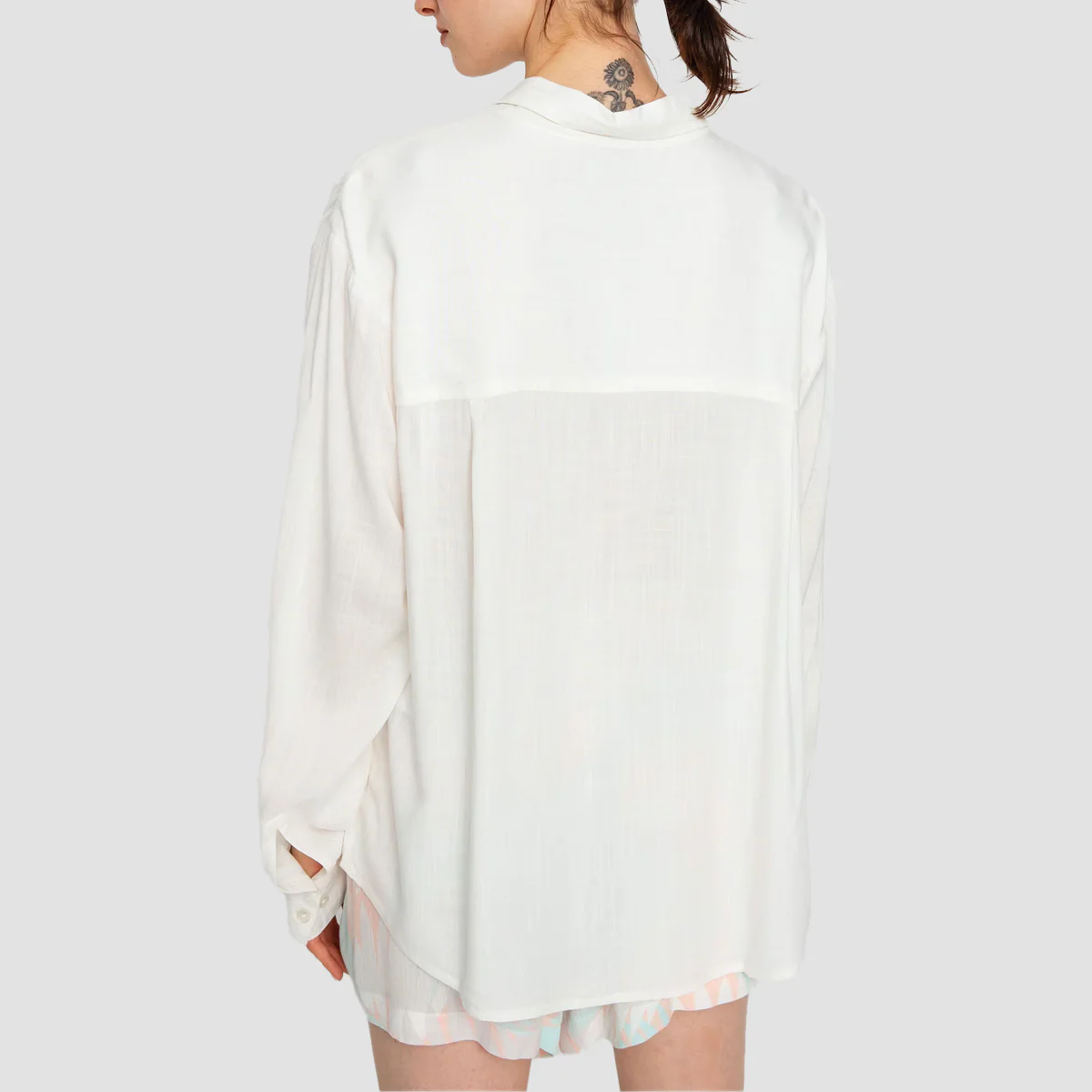 Volcom Coco Ho Longsleeve Shirt Star White - Womens - Image 2
