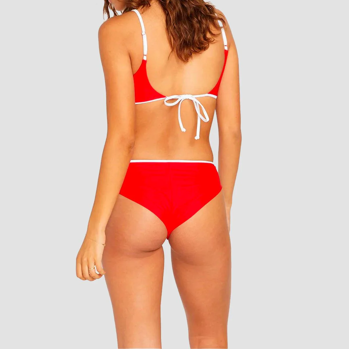 Volcom Coco Skimpy Bikini Bottom Candy Apple - Womens - Image 2