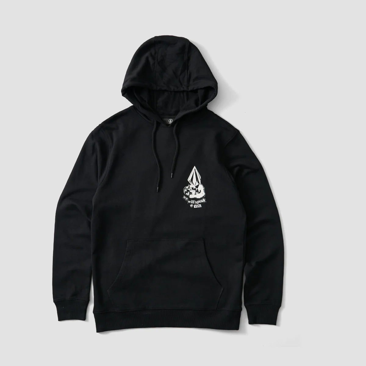 Volcom Colle Age Pullover Hoodie Black - Image 2