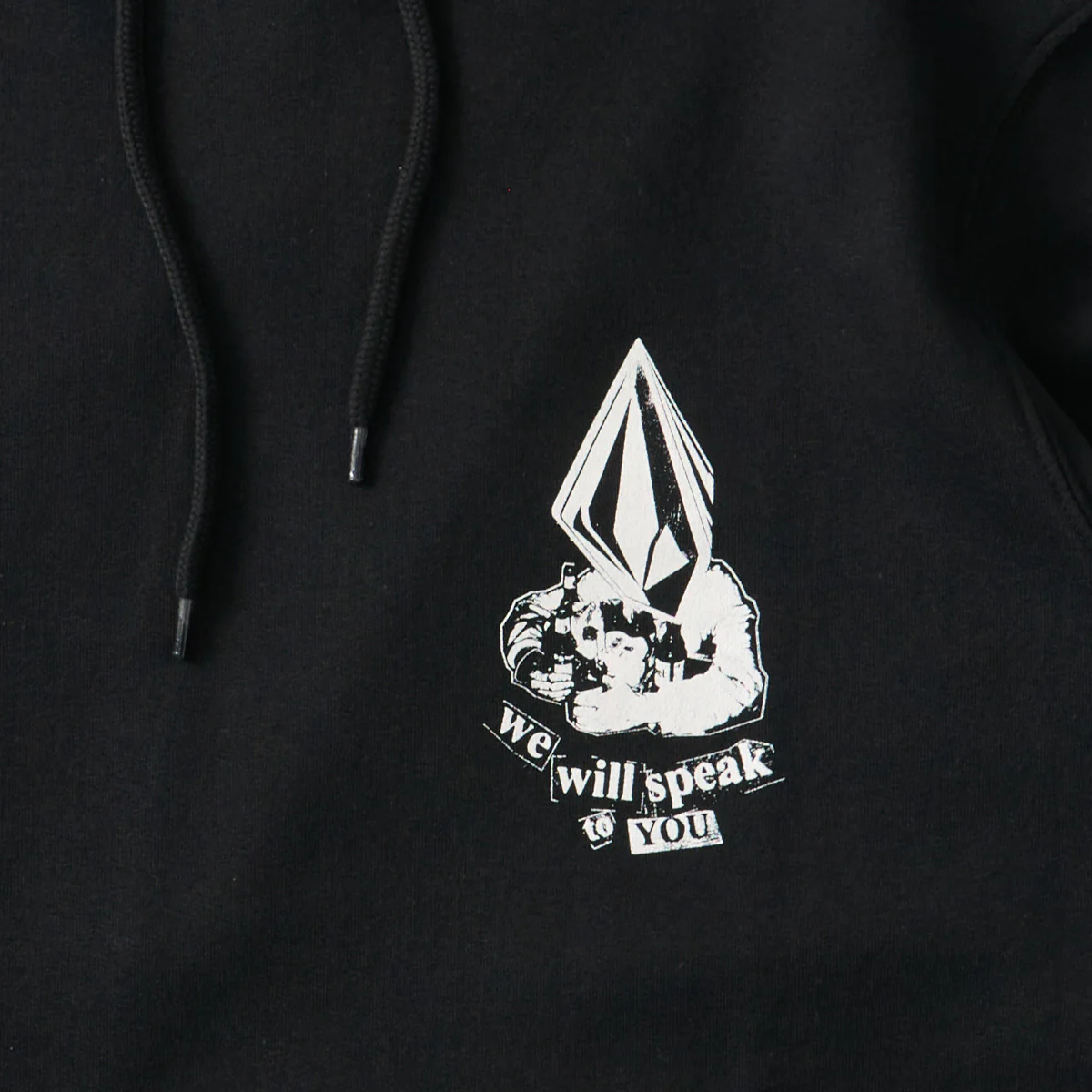 Volcom Colle Age Pullover Hoodie Black - Image 3