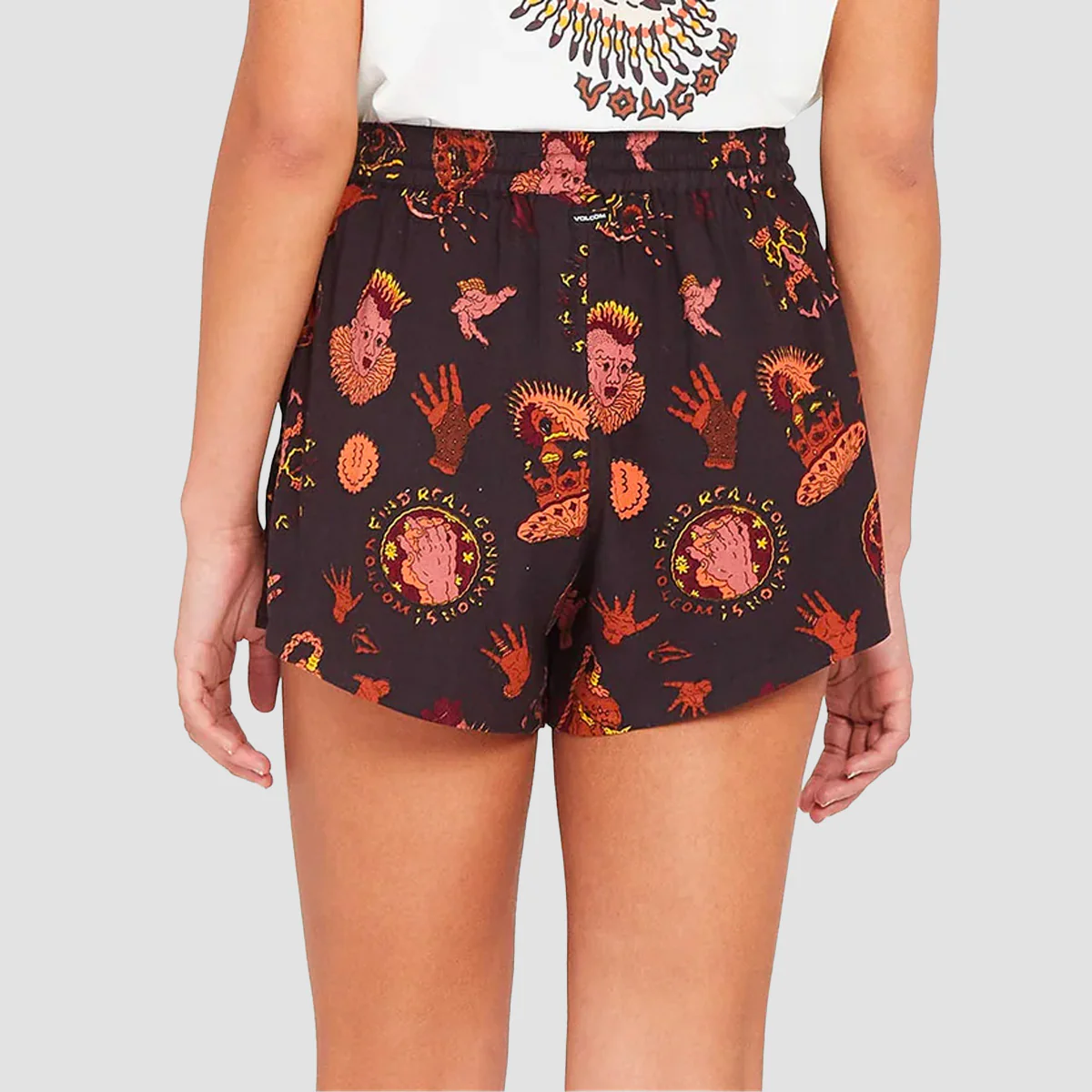 Volcom Connected Minds Shorts Black - Womens - Image 2