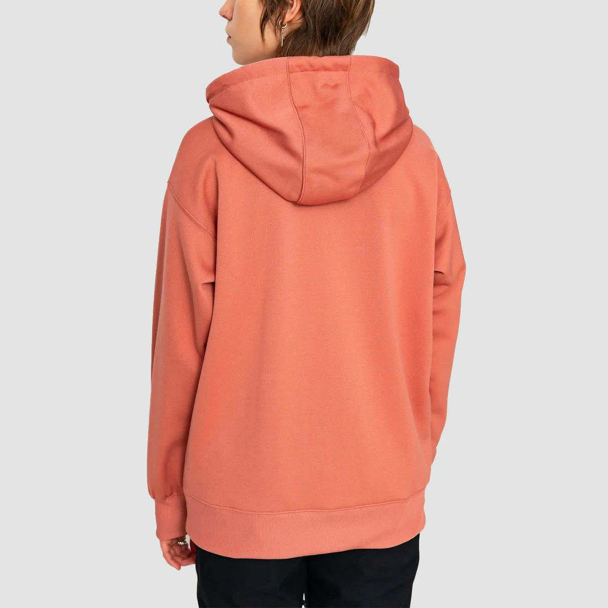 Volcom Core Hydro Pullover Snow Hoodie Earth Pink - Womens - Image 2