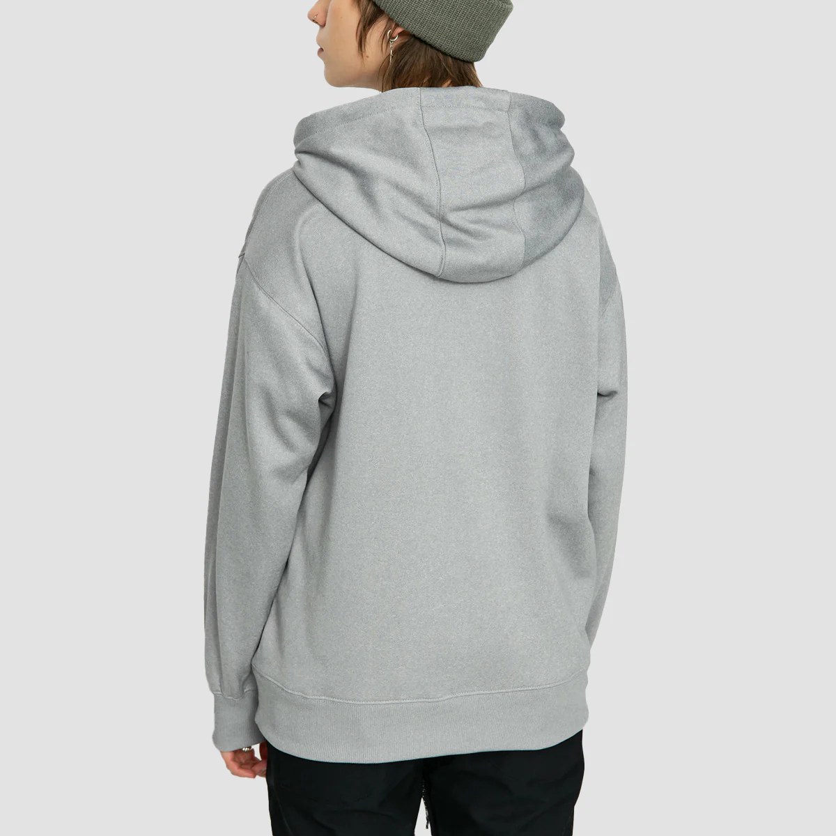Volcom Core Hydro Pullover Snow Hoodie Heather Grey - Womens - Image 2