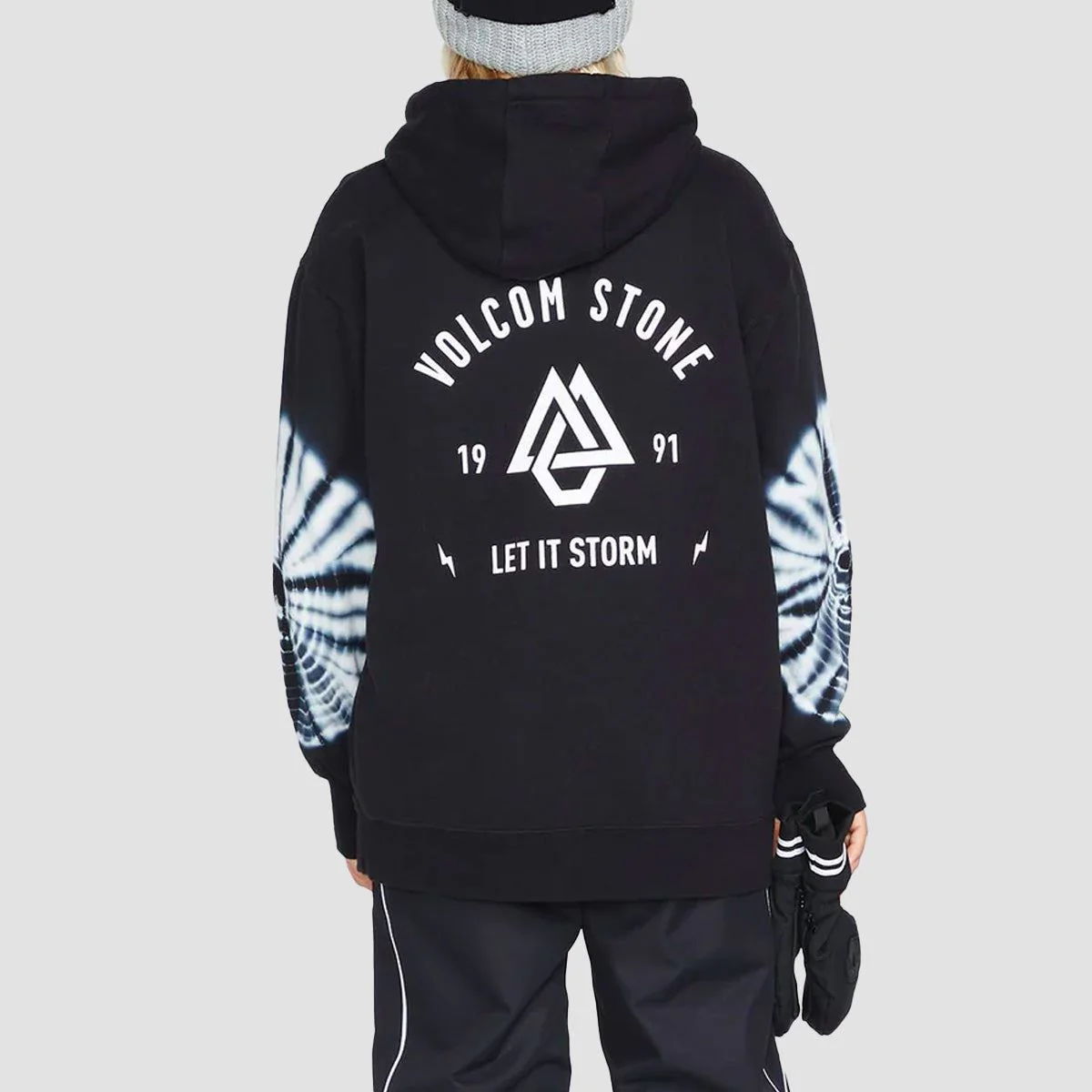 Volcom Costus Pullover Hoodie Black - Womens - Image 2