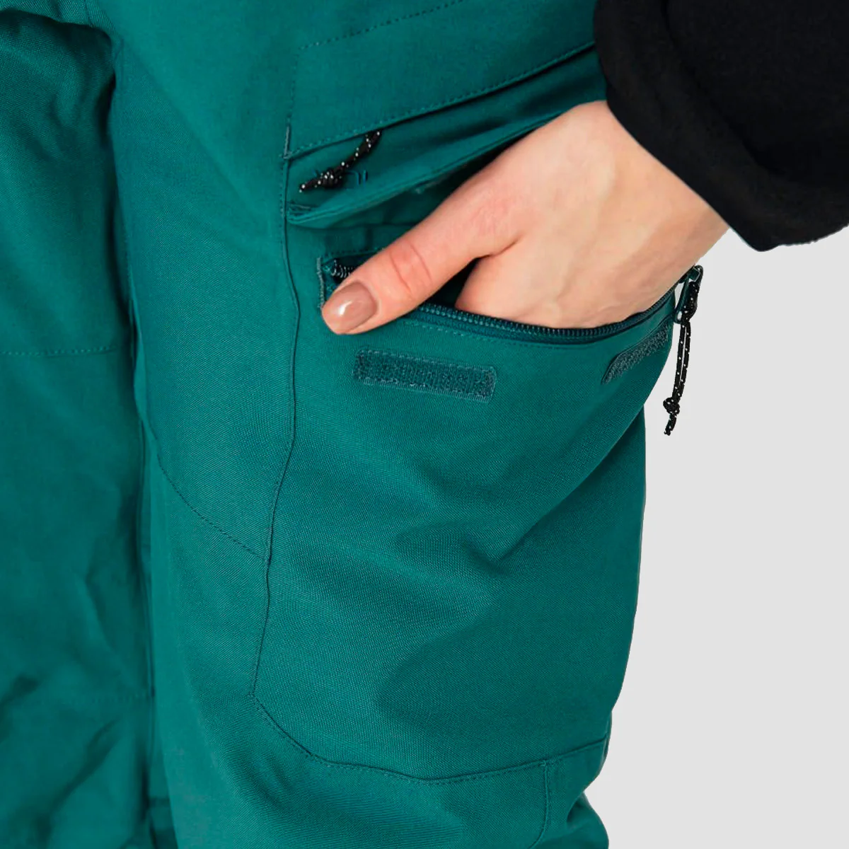 Volcom Creston 3D Stretch Bib Snow Pants Balsam - Womens - Image 5