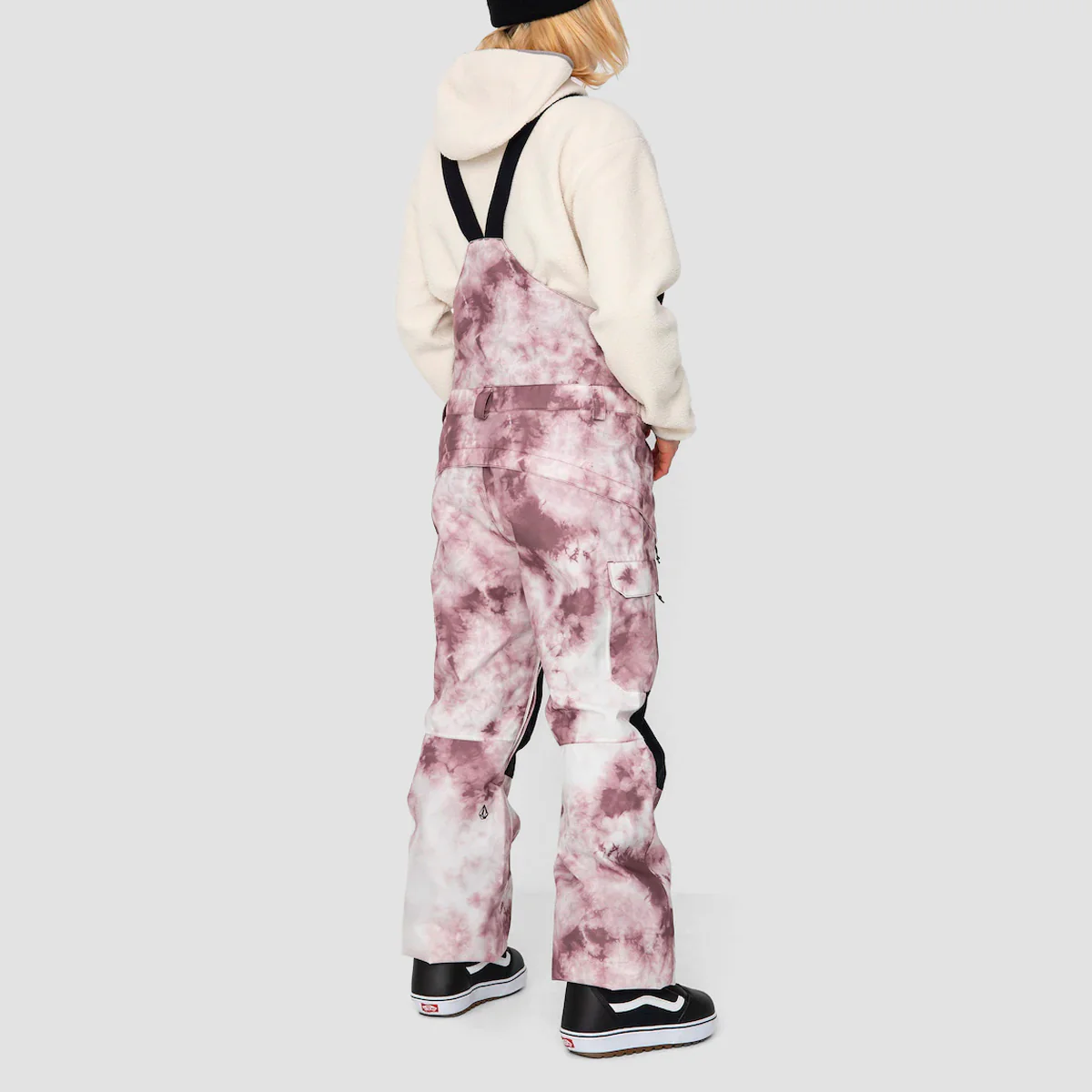 Volcom Creston 3D Stretch Snow Bib Pants Mojave Tie-Dye - Womens - Image 2