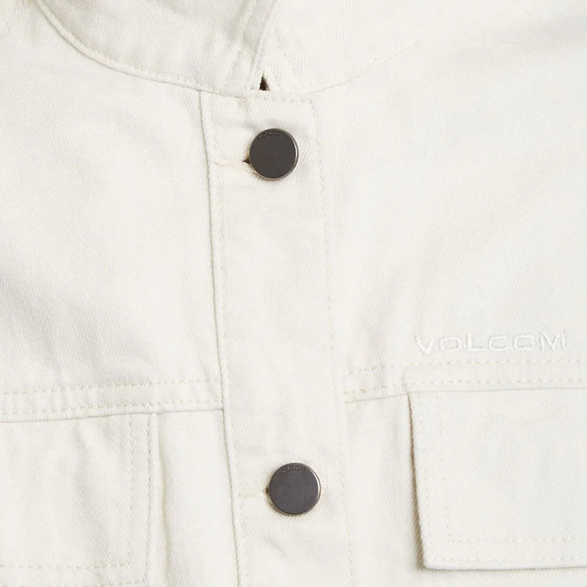 Volcom Deelyght Denim Jacket Cloud - Womens - Image 5