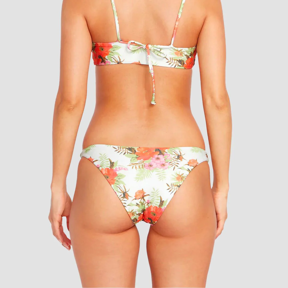 Volcom Desert Blooms Skimpy Bikini Bottom White Combo - Womens - Image 2