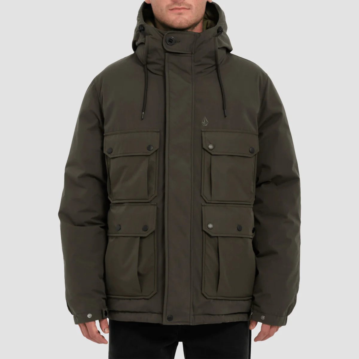 Volcom Dodstone 5K Jacket Rinsed Black