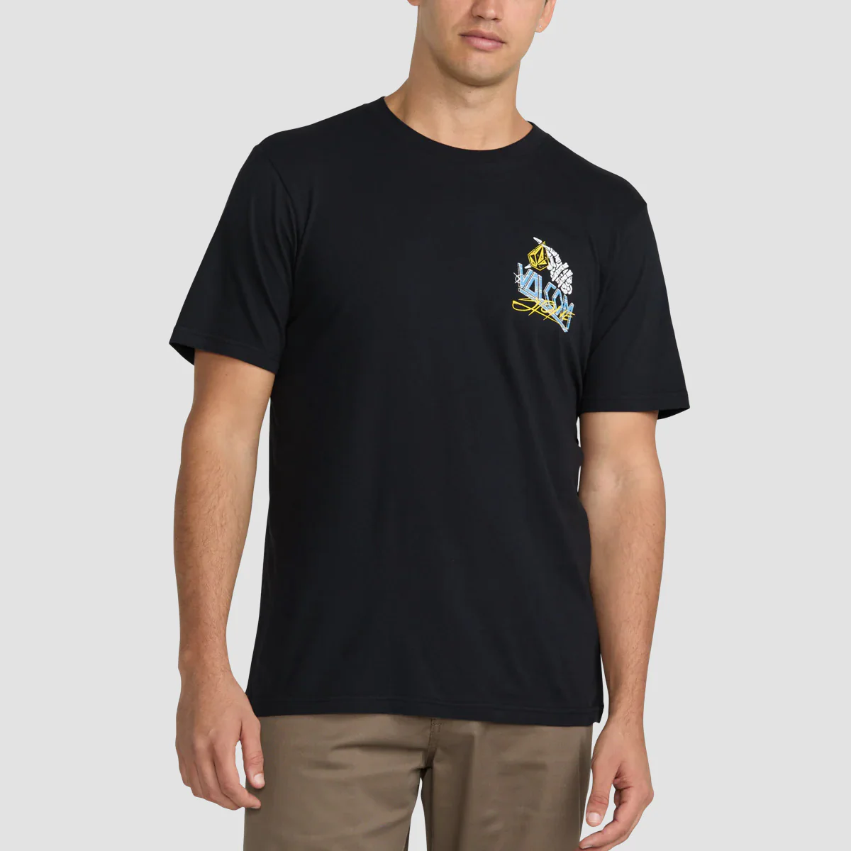 Volcom Dropped This T-Shirt Antique Black - Image 2