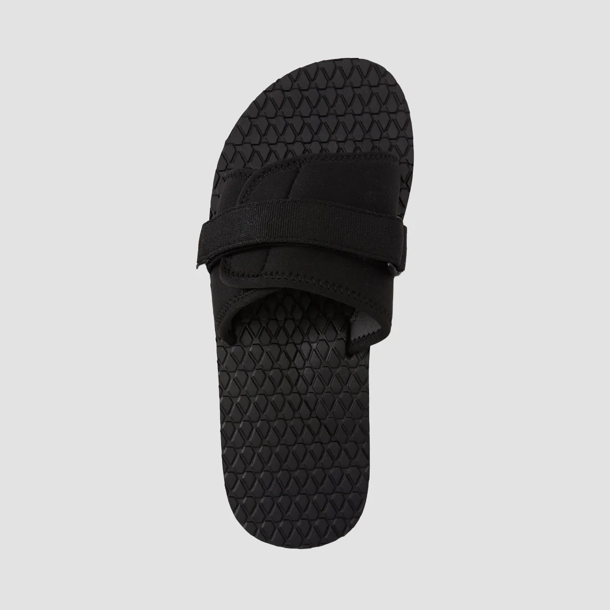 Volcom Eco Recliner Slides Black Grey - Image 3