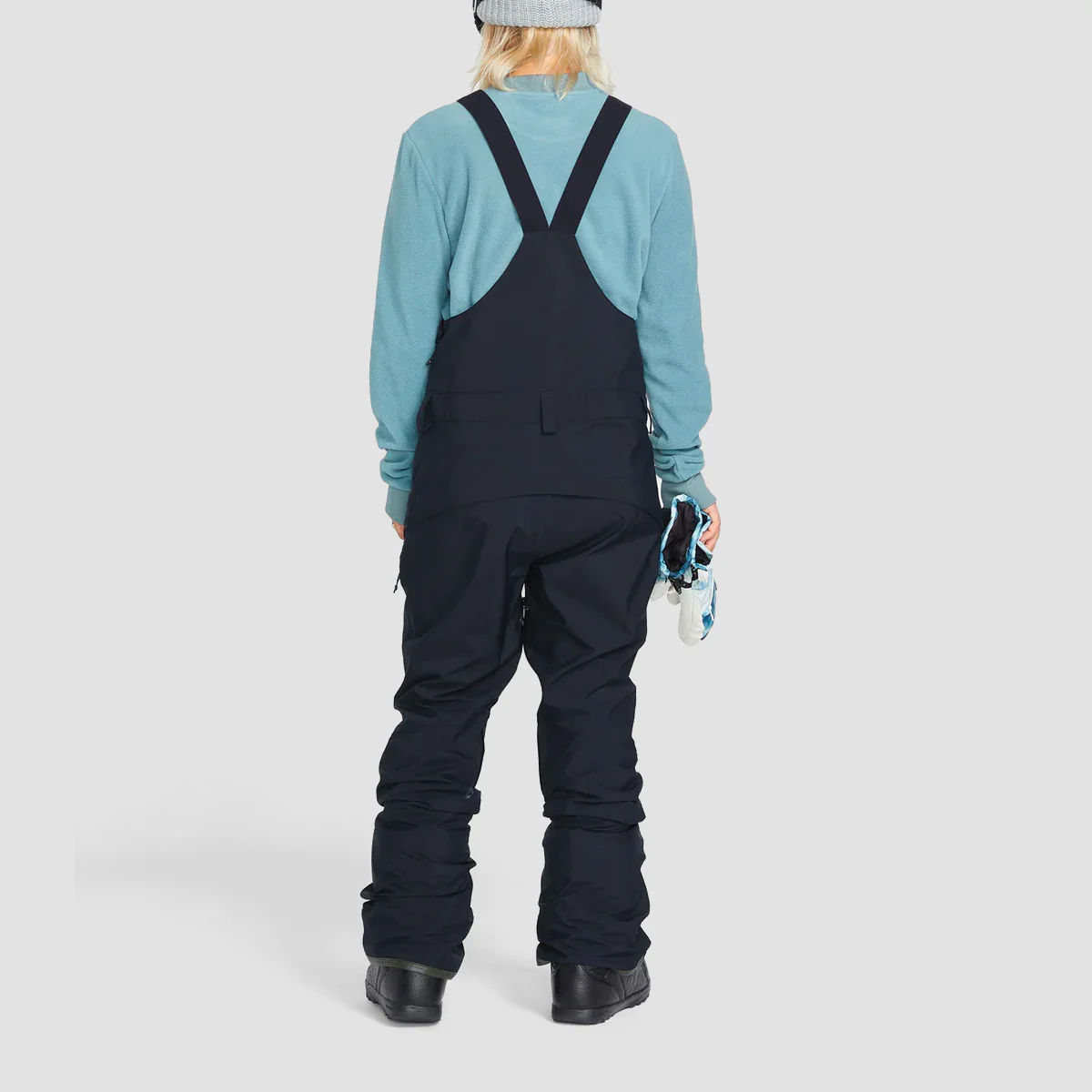 Volcom Elm Stretch Gore-Tex Snow Bib Pants Black - Womens - Image 2