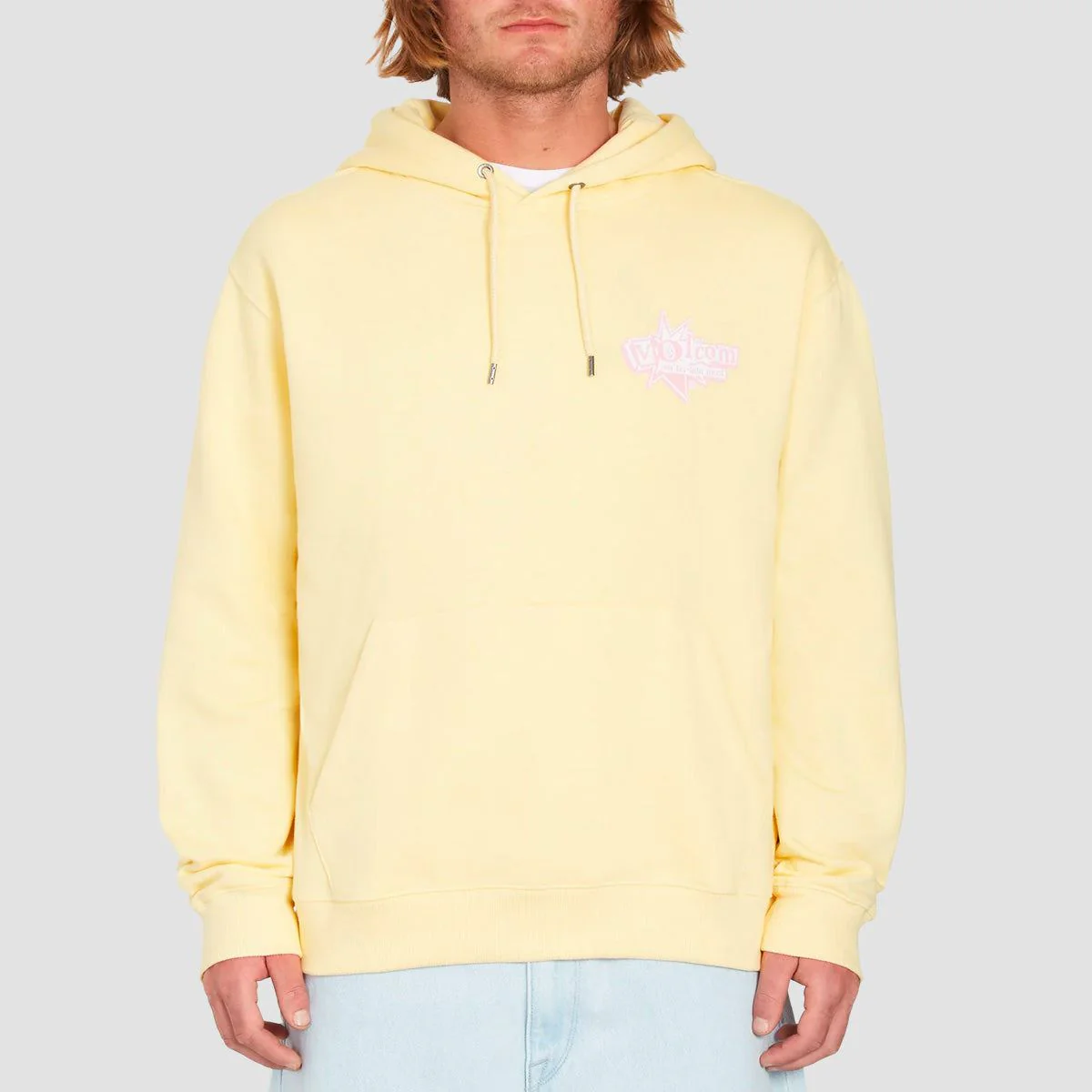 Volcom Ent Pullover Hoodie Dawn Yellow - Image 2