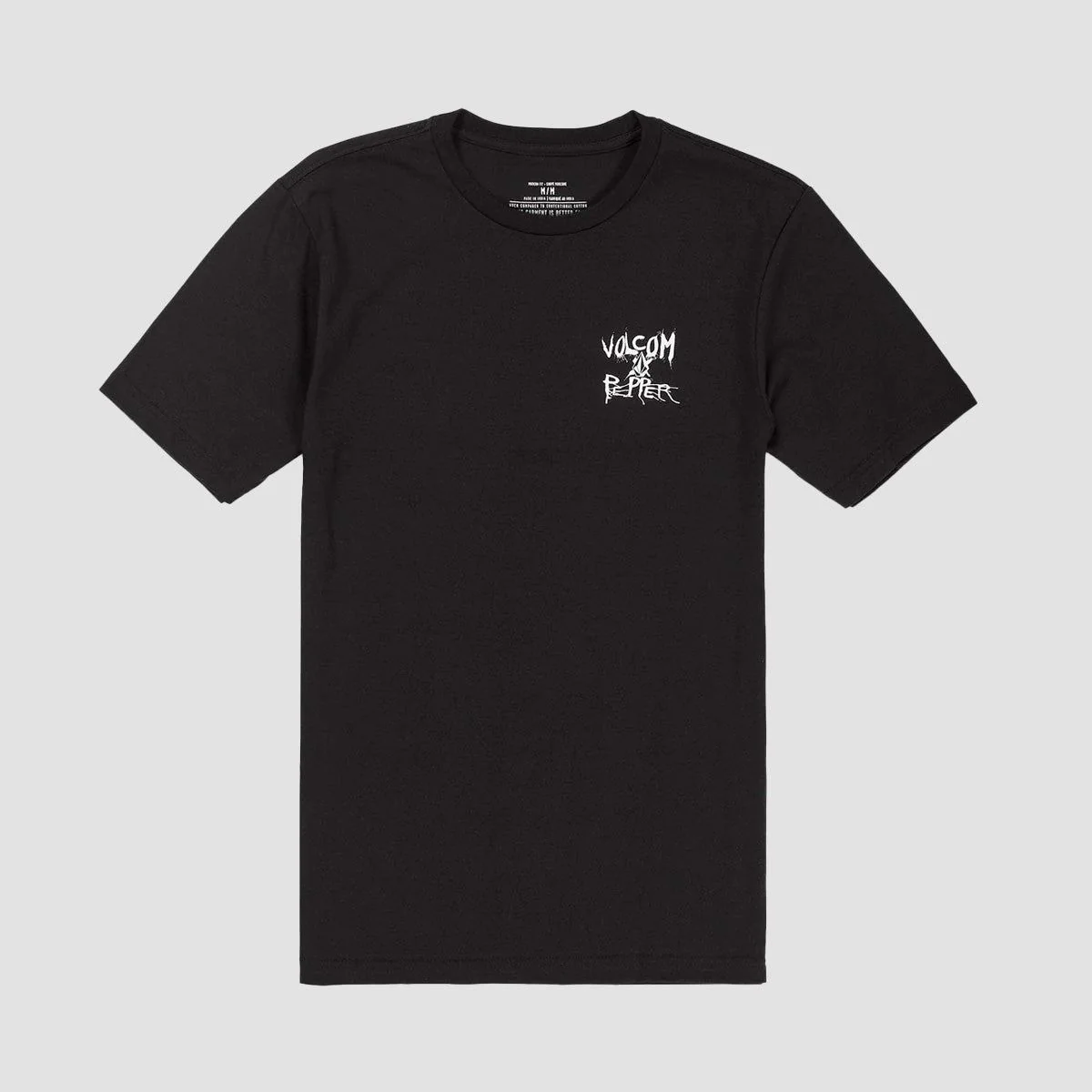 Volcom Ent X Pepper T-Shirt Black - Image 2