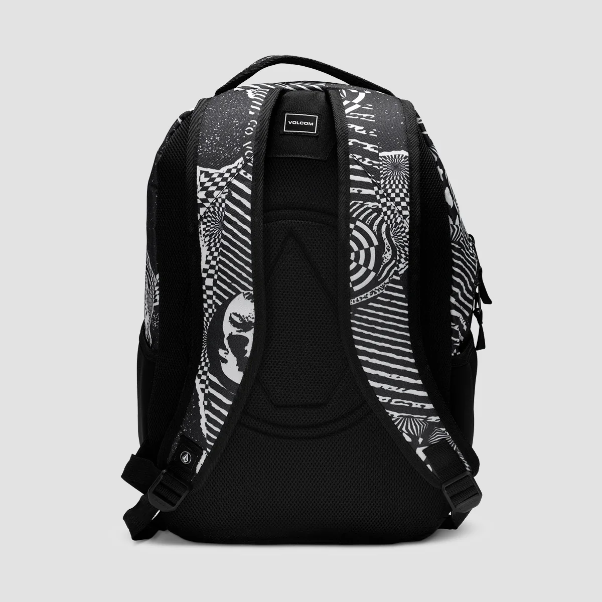 Volcom Everstone Skate 23L Backpack Black White - Image 2