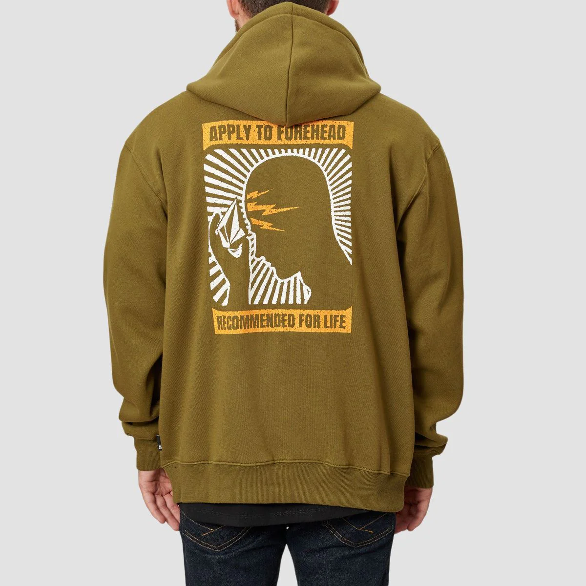 Volcom Extends Zip Hoodie Service Green - Image 3