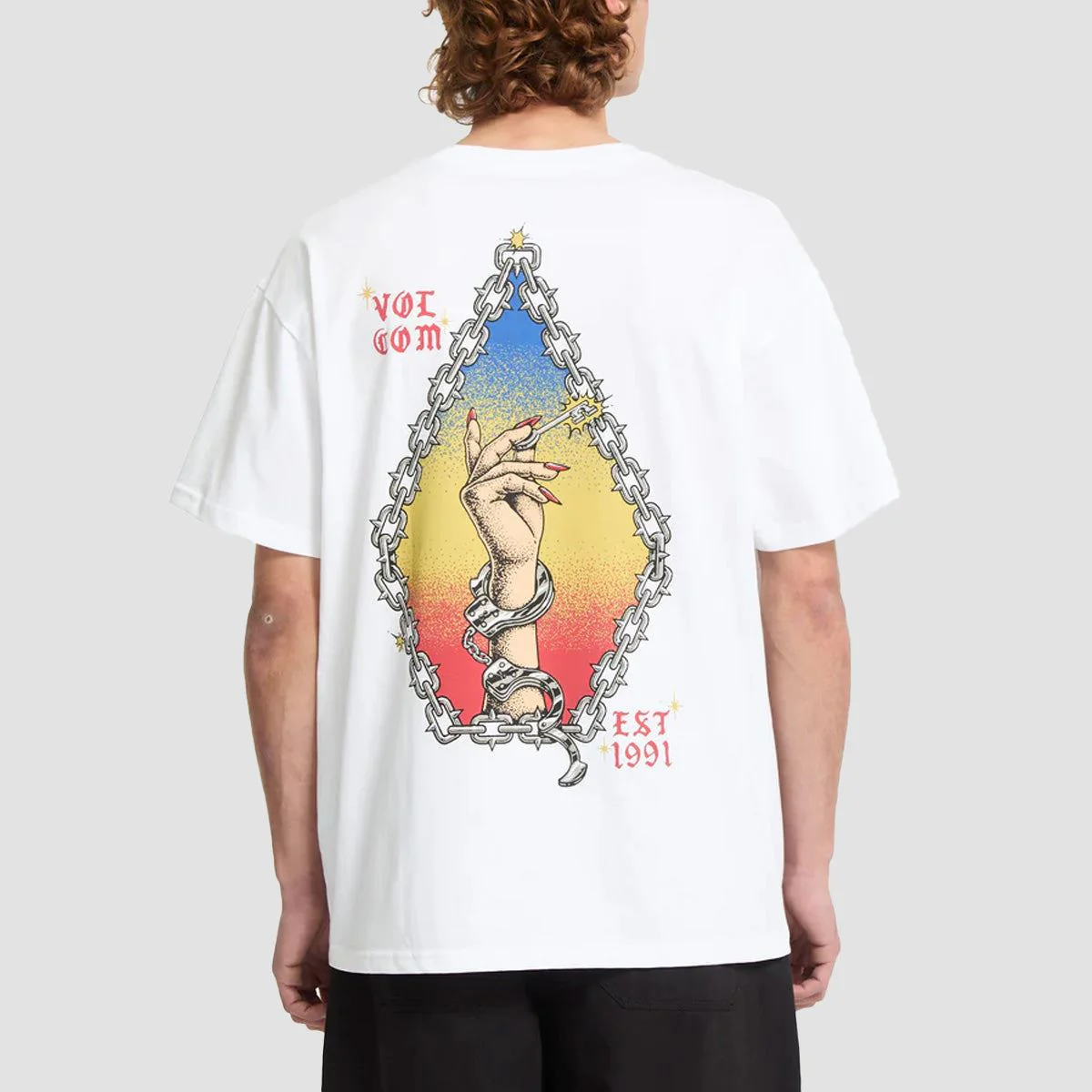 Volcom FA Daniel Shepard Unlocked T-Shirt White
