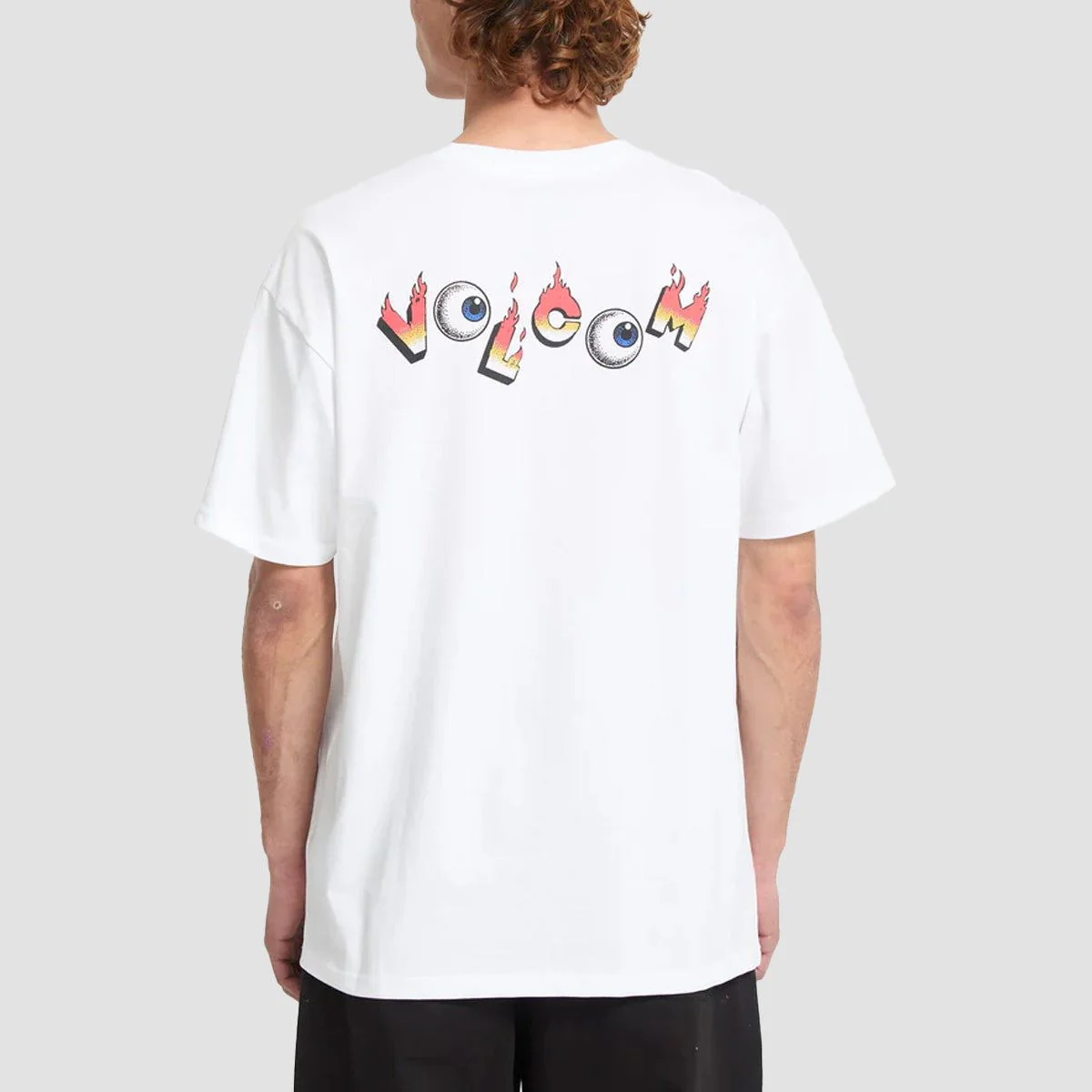 Volcom FA Daniel Shepard Walleye T-Shirt White - Image 2